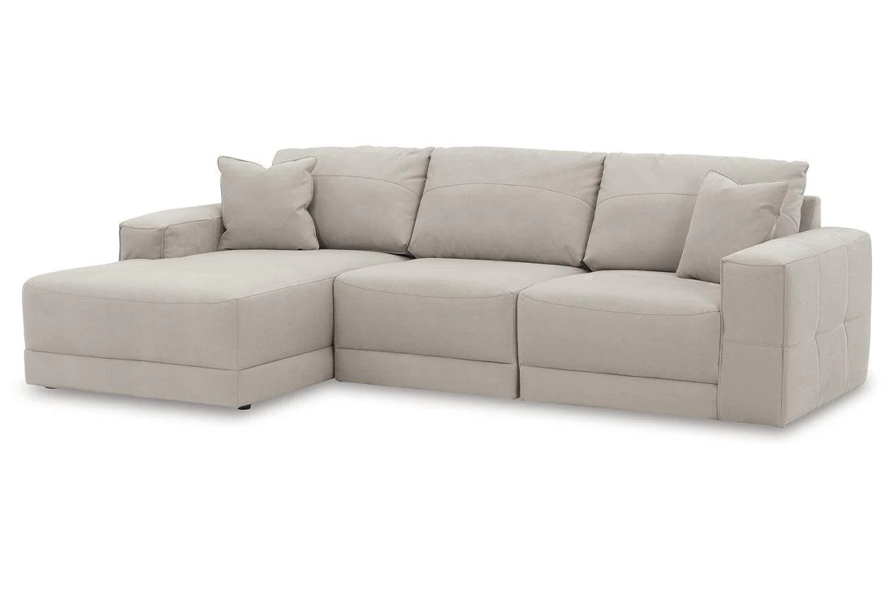 Next-Gen Gaucho Gray 3-Piece Left Arm Facing Chaise Sectional - Image 4