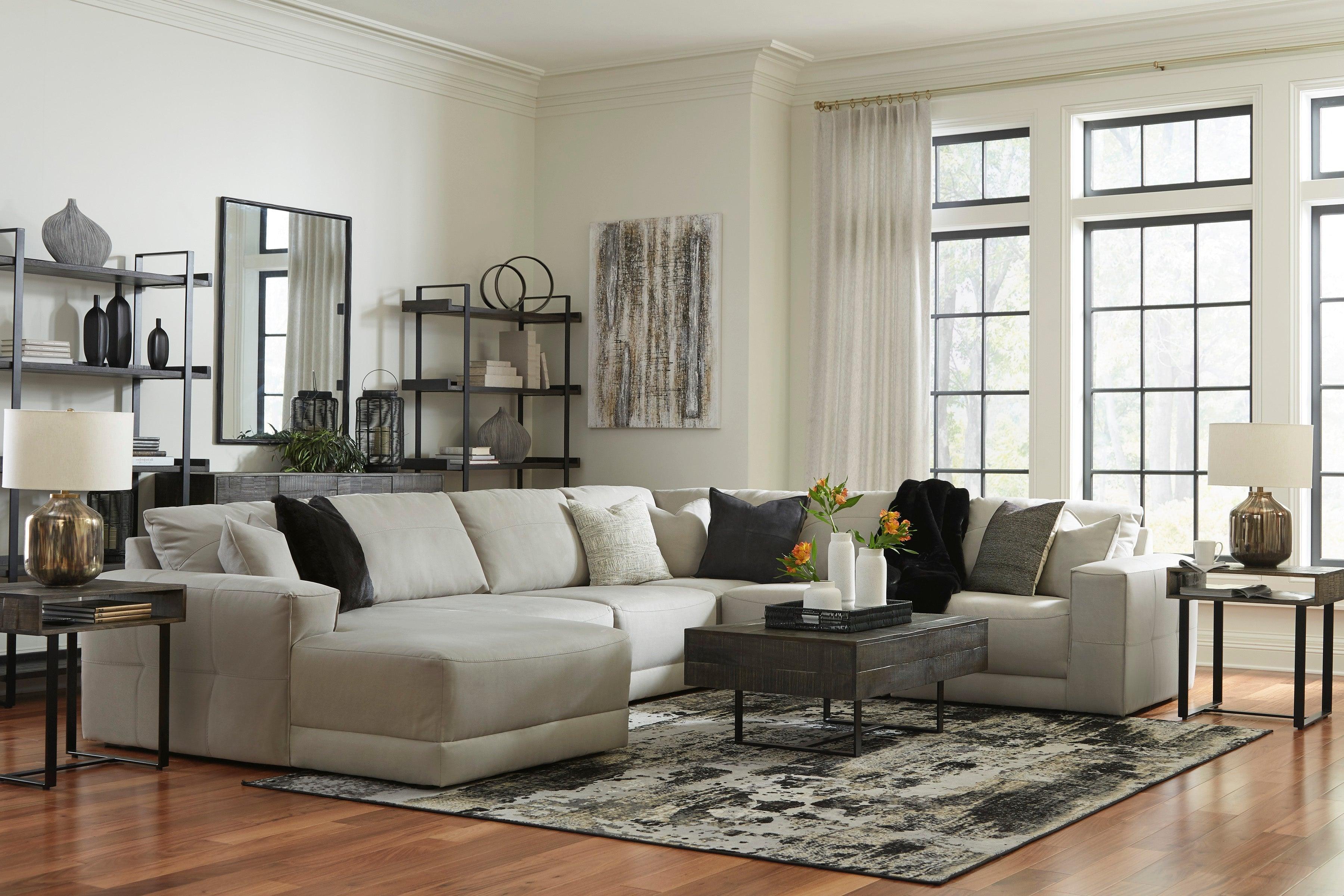 Next-Gen Gaucho Gray 6-Piece Left Arm Facing Chaise Sectional - Image 2