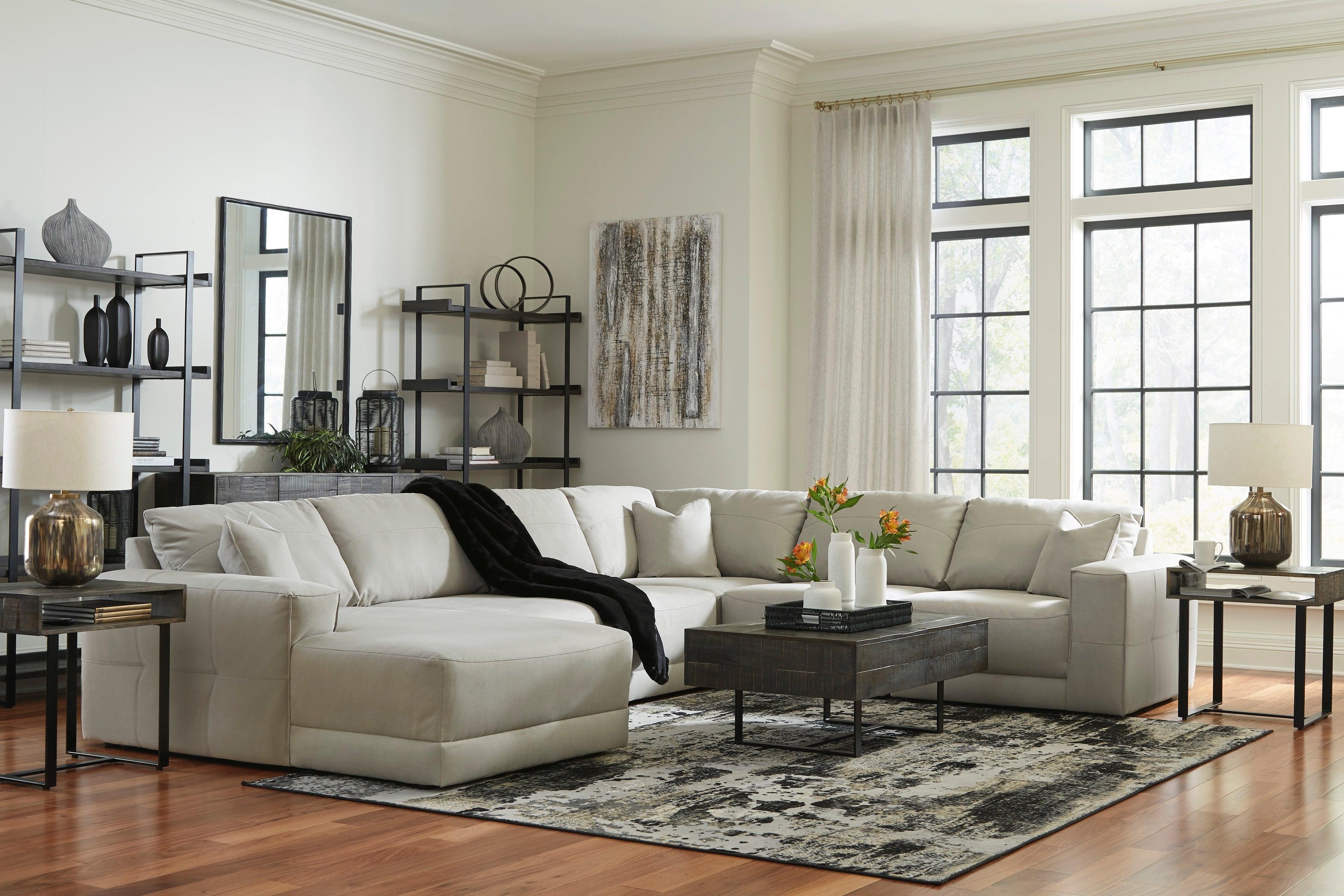 Next-Gen Gaucho Gray 6-Piece Left Arm Facing Chaise Sectional - Image 3
