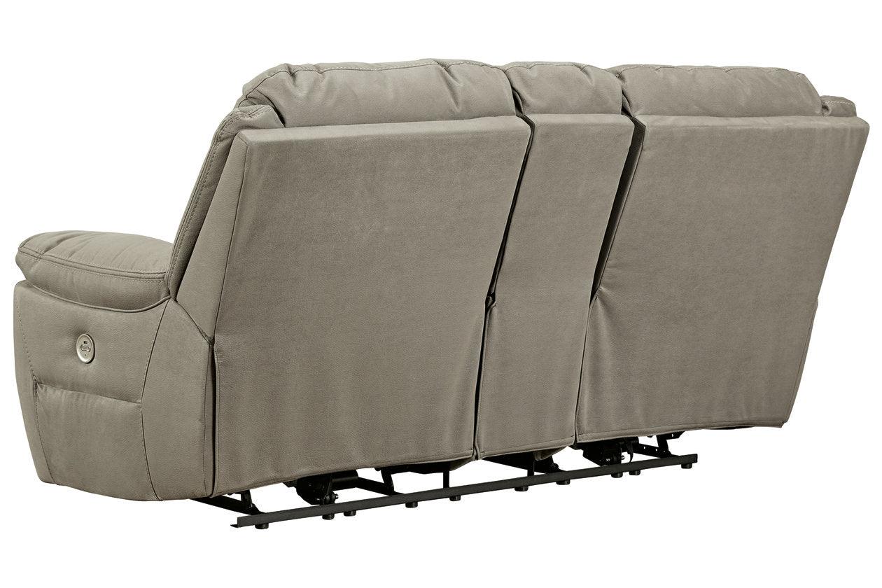 Next-Gen Gaucho Putty Power Reclining Loveseat with Console - Image 6