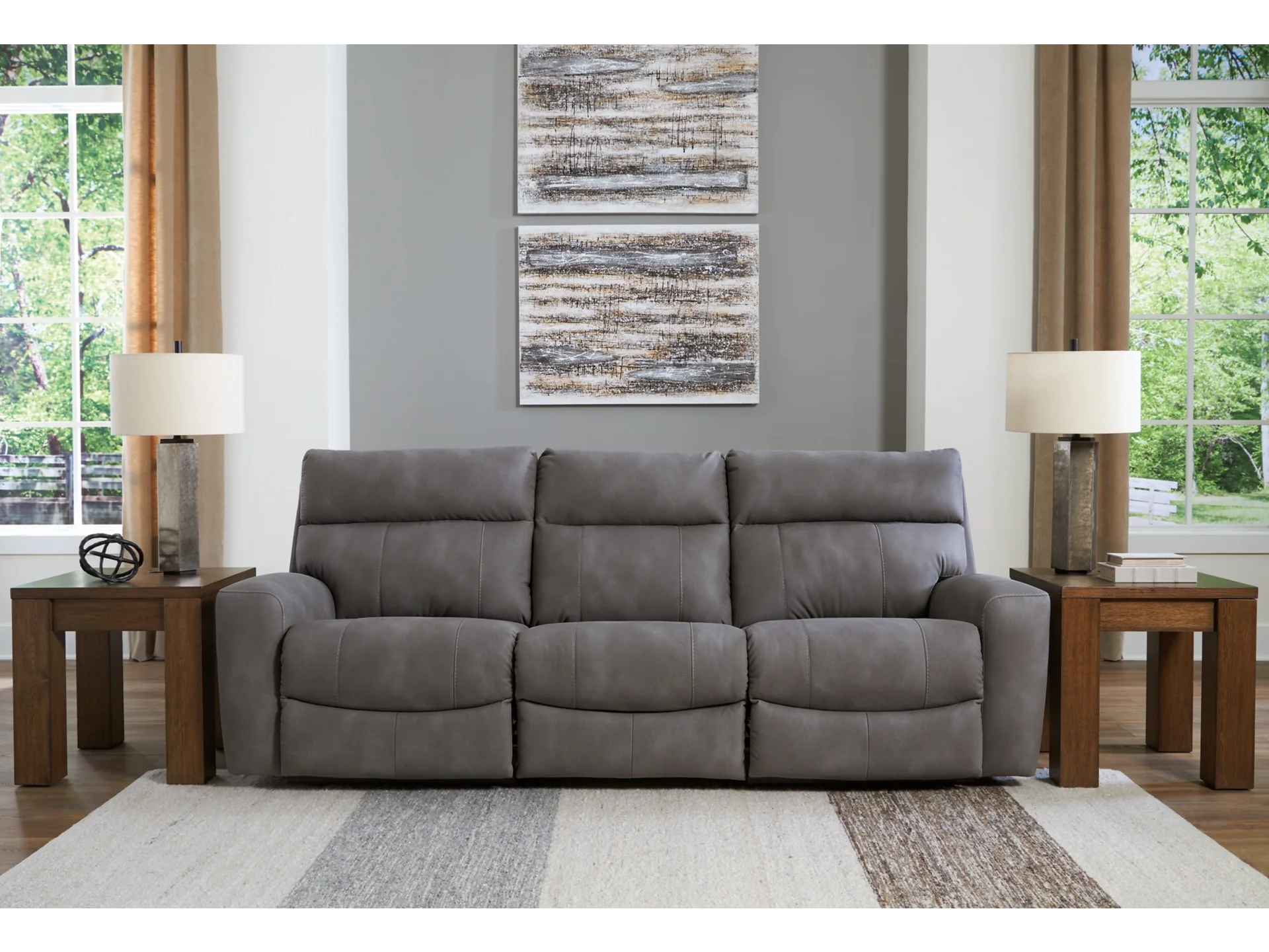Next-Gen Slate DuraPella Sofa and Loveseat - Image 2