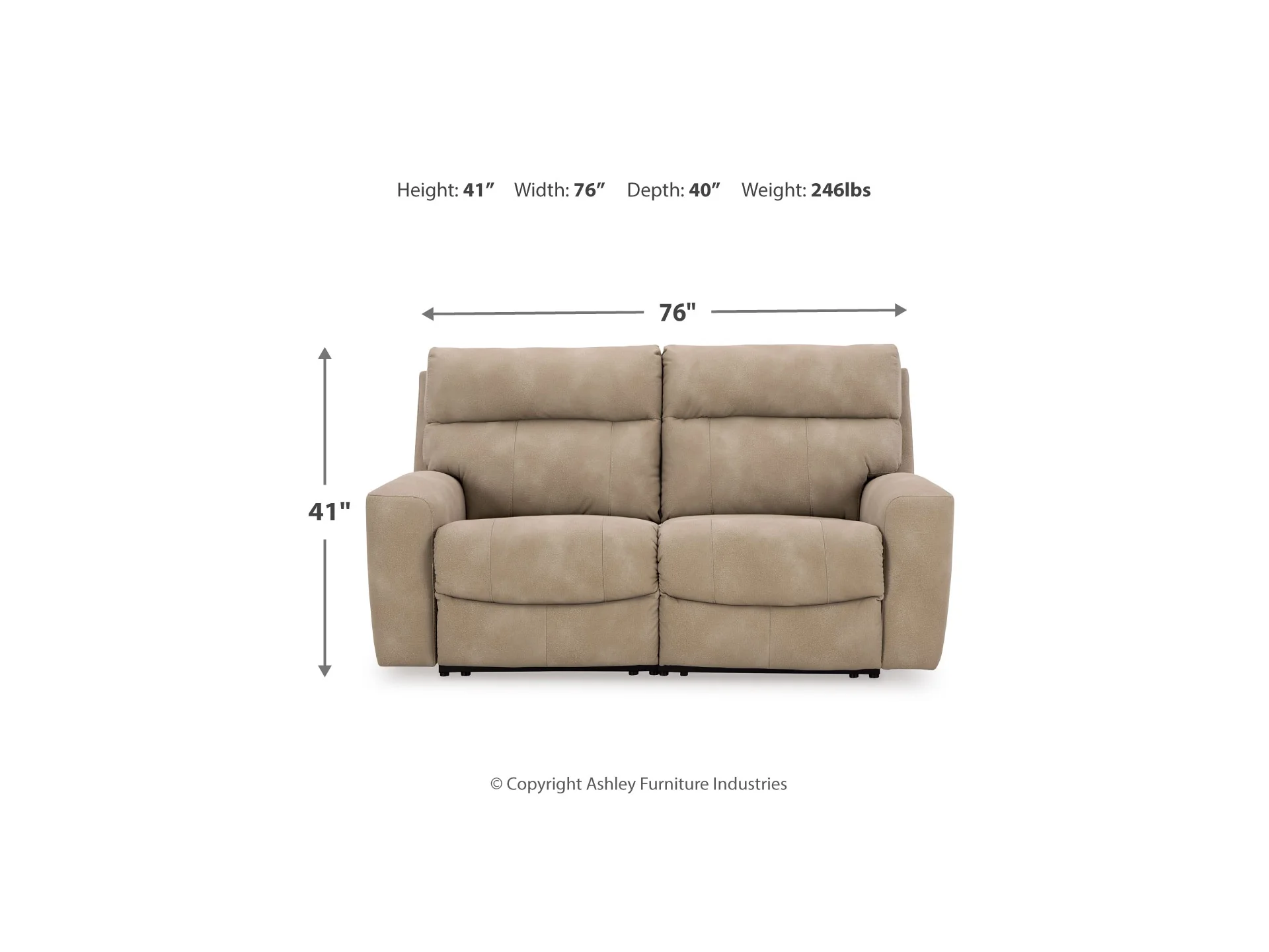 Next-Gen Sand DuraPella Sofa and Loveseat - Image 5