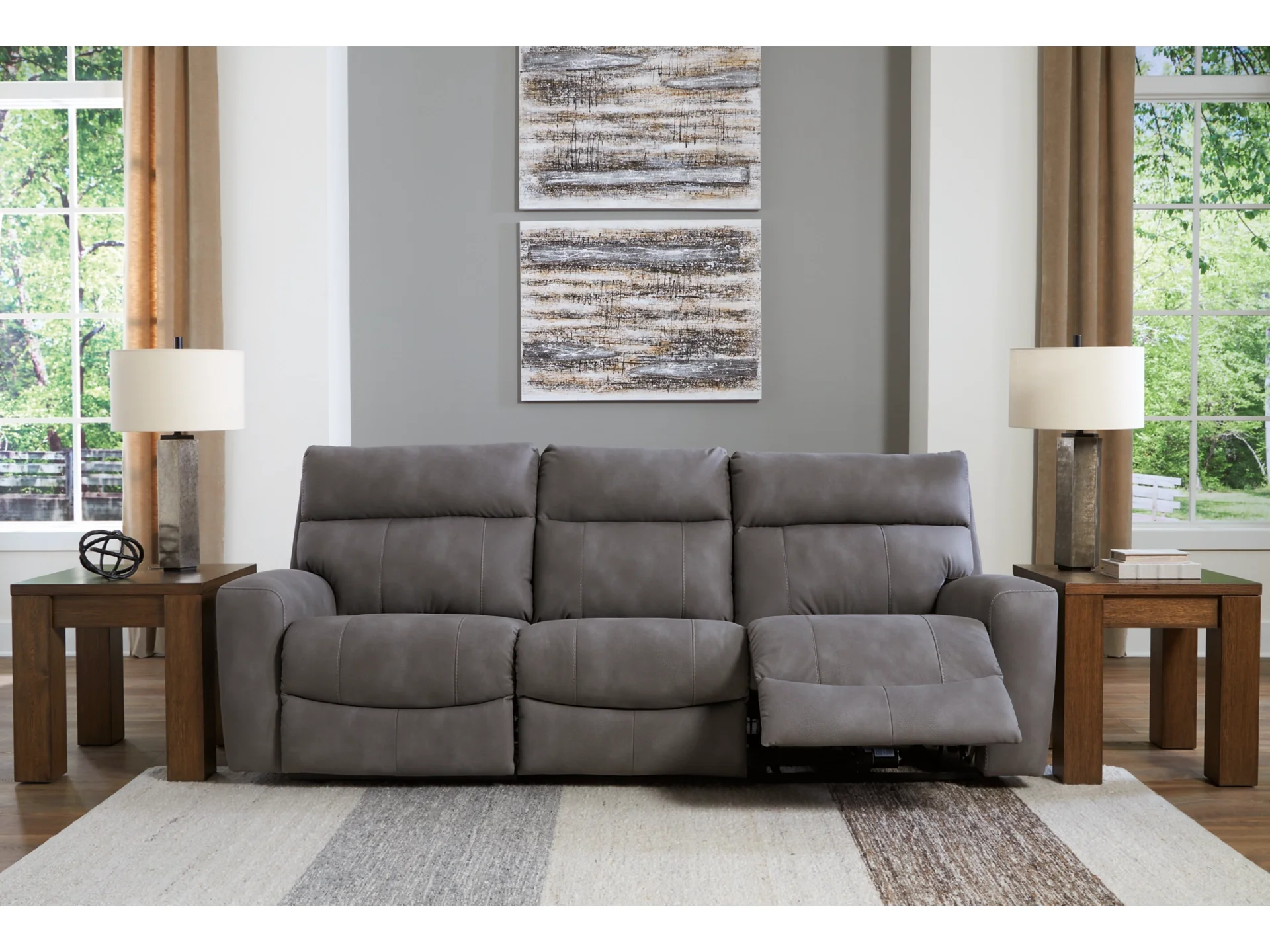 Next-Gen Slate DuraPella Sofa and Loveseat - Image 7