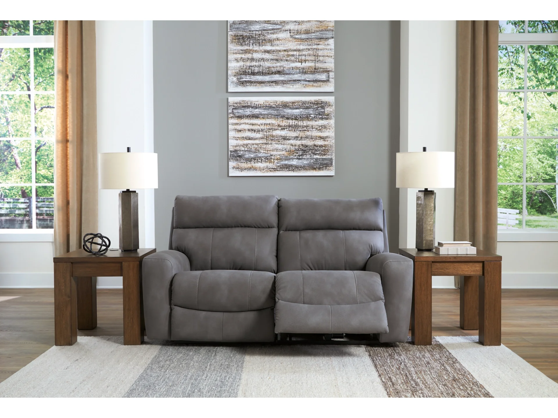 Next-Gen Slate DuraPella Sofa and Loveseat - Image 9