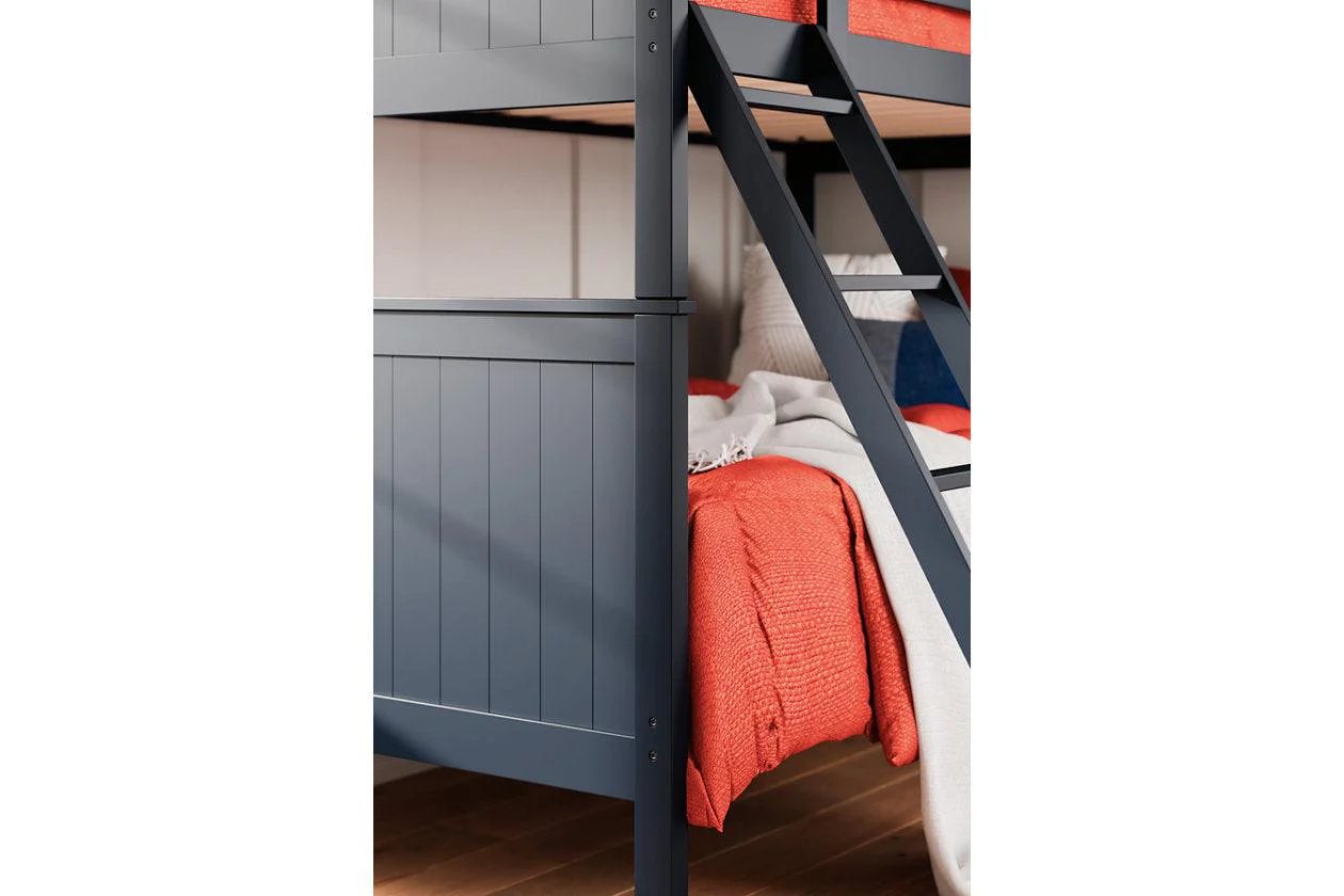 Nextonfort Blue Twin over Twin Bunk Bed - Image 2