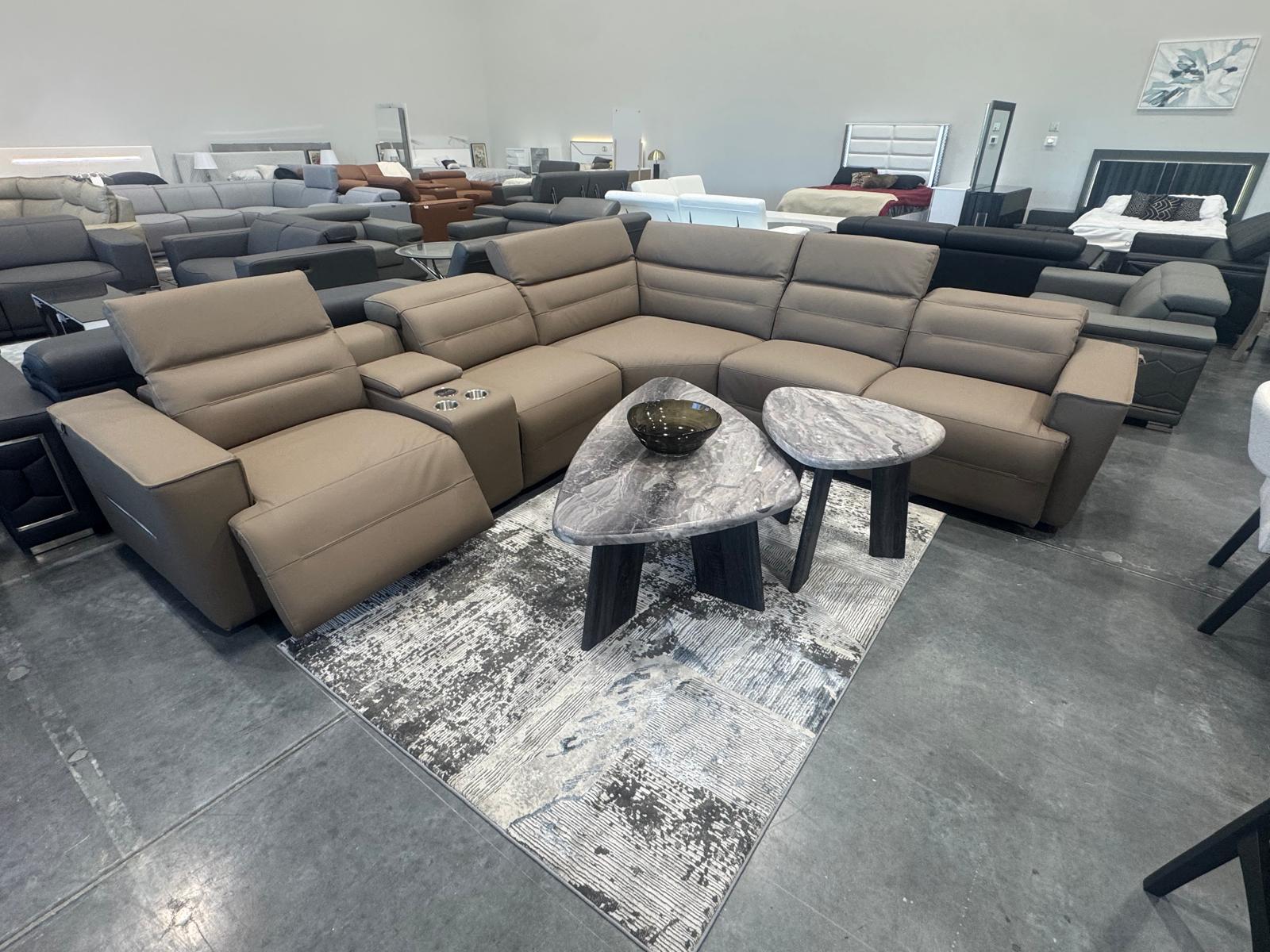 Nexus Brown 6-Piece Power Reclining Sectional - Image 10