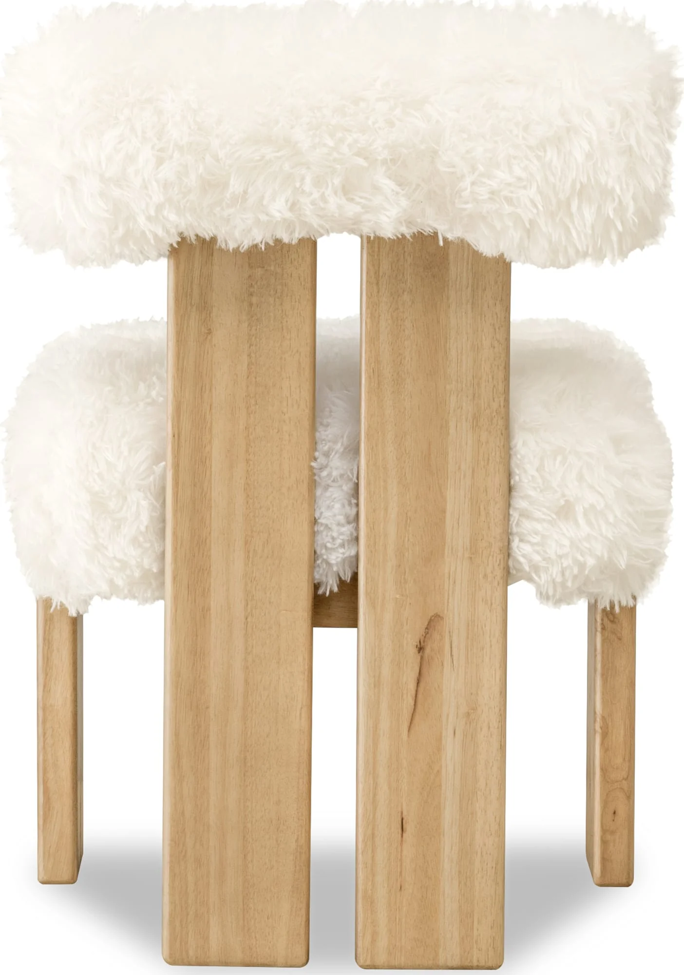Nia Sheepskin/Lioness Dining Accent Chair (Set of 2) - Image 5