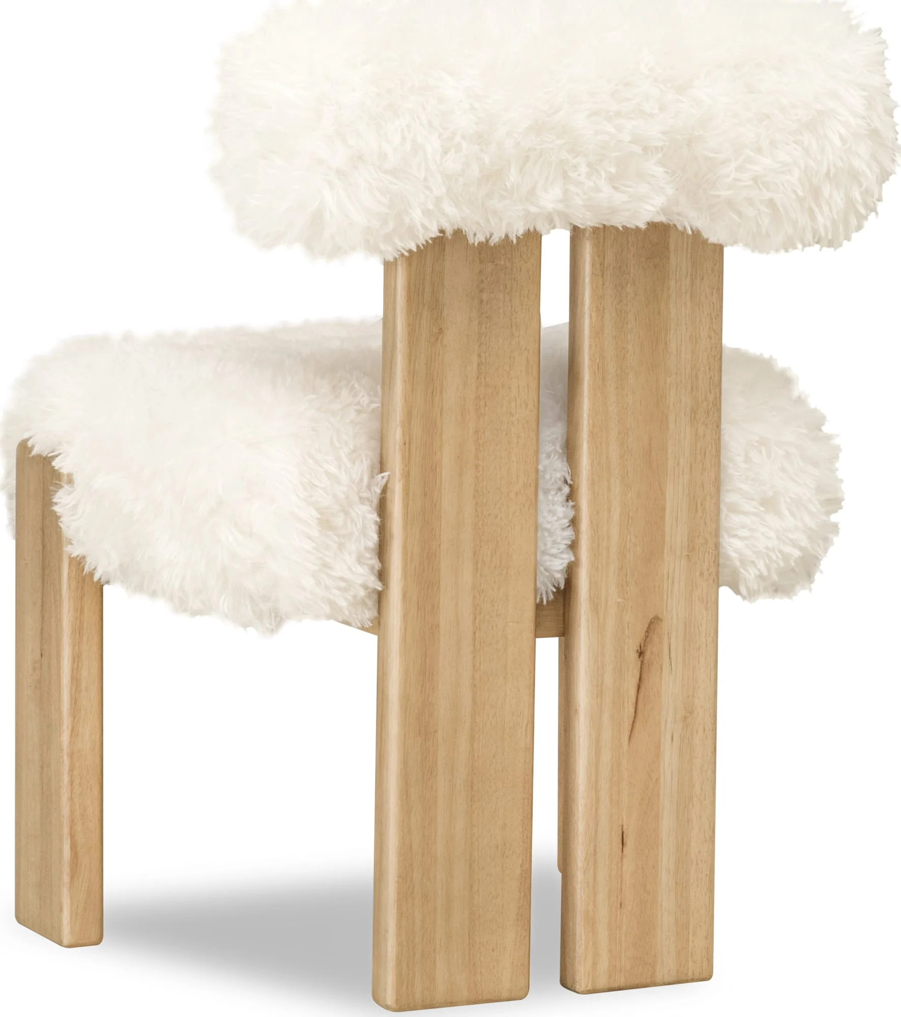 Nia Sheepskin/Lioness Dining Accent Chair (Set of 2) - Image 6