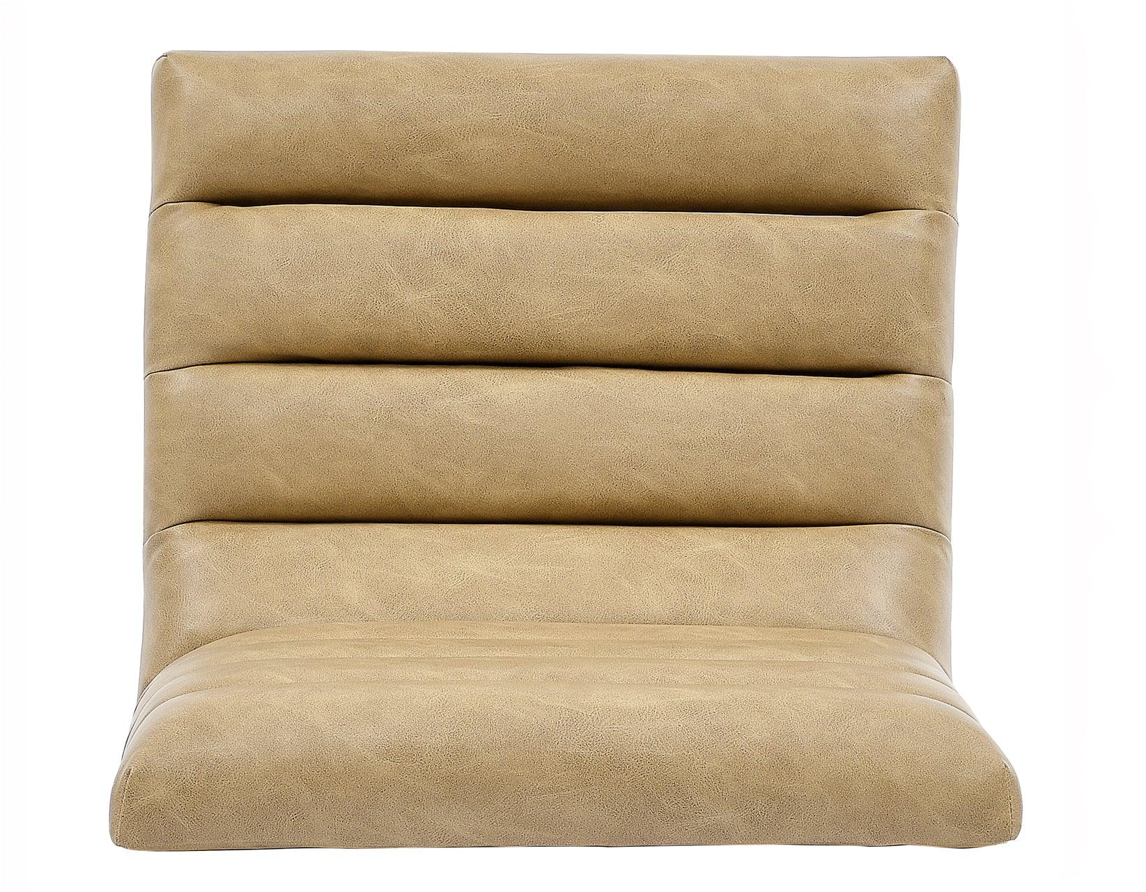 Nicco 20″ Side Chair, Sand Vegan Leather Fabric - Image 8