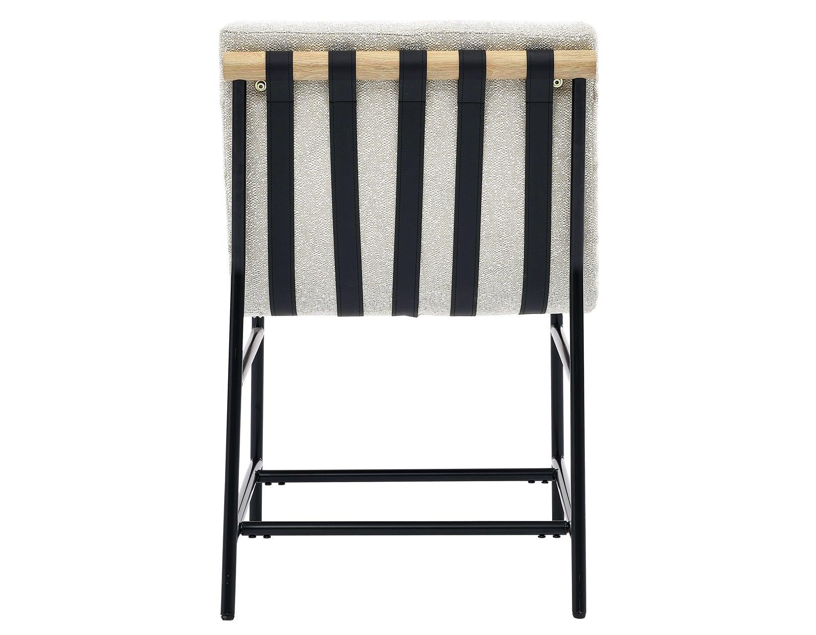 Nicco Side Chair Bucket Seat, Eggshell Fabric - Image 9