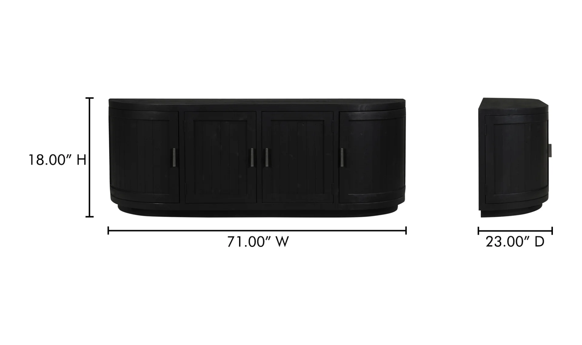 Nicola Media Cabinet Black - Image 10