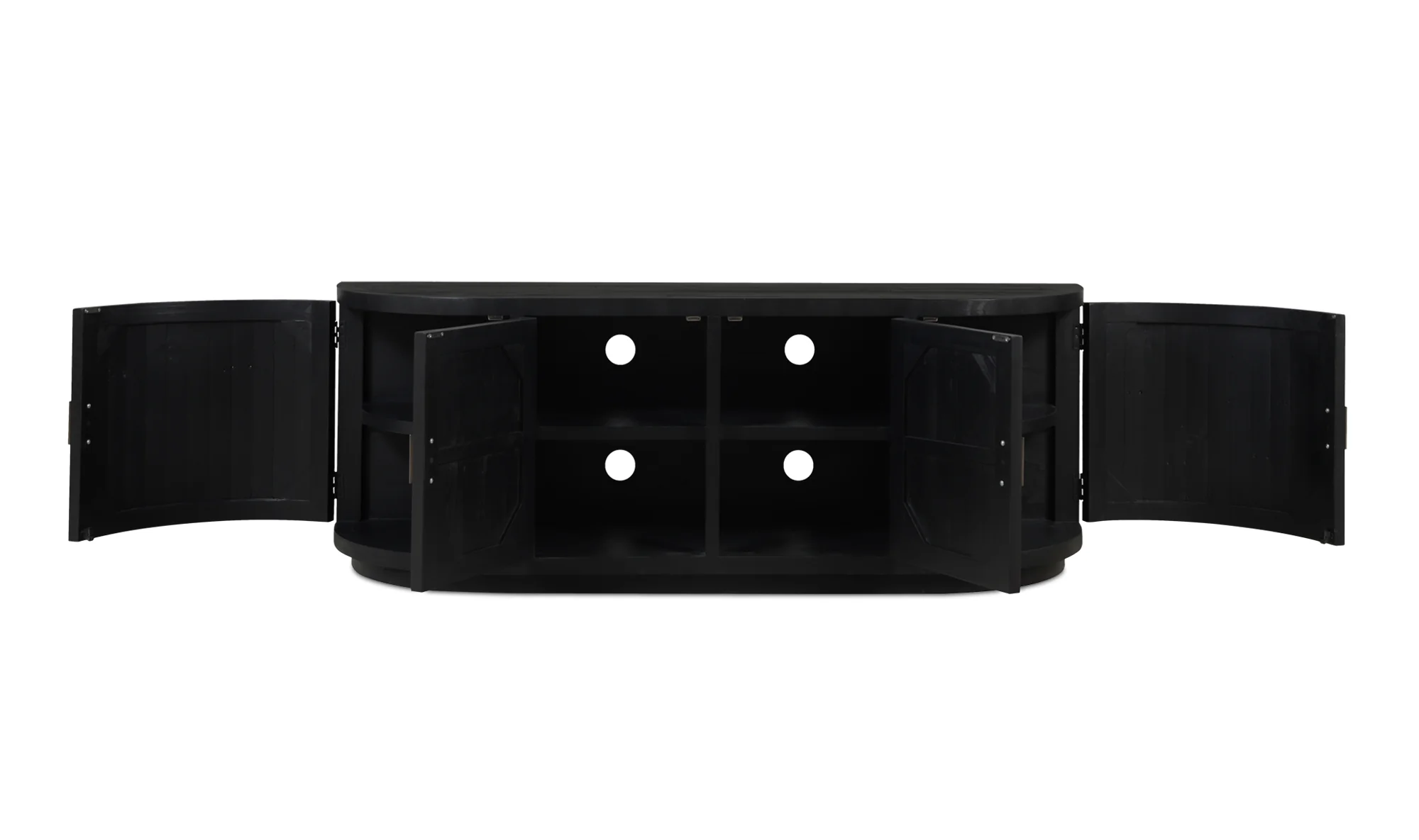 Nicola Media Cabinet Black - Image 7