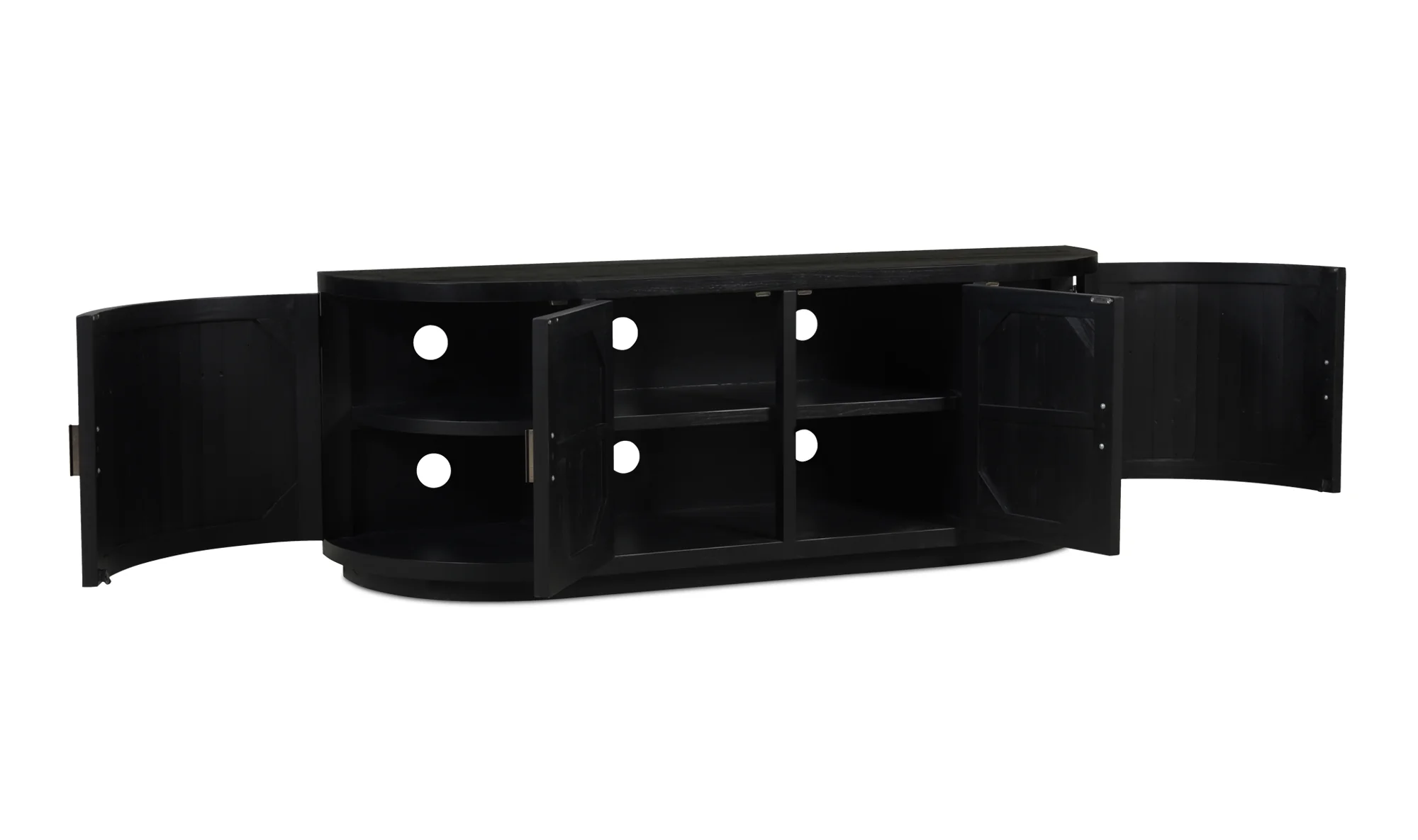 Nicola Media Cabinet Black - Image 8