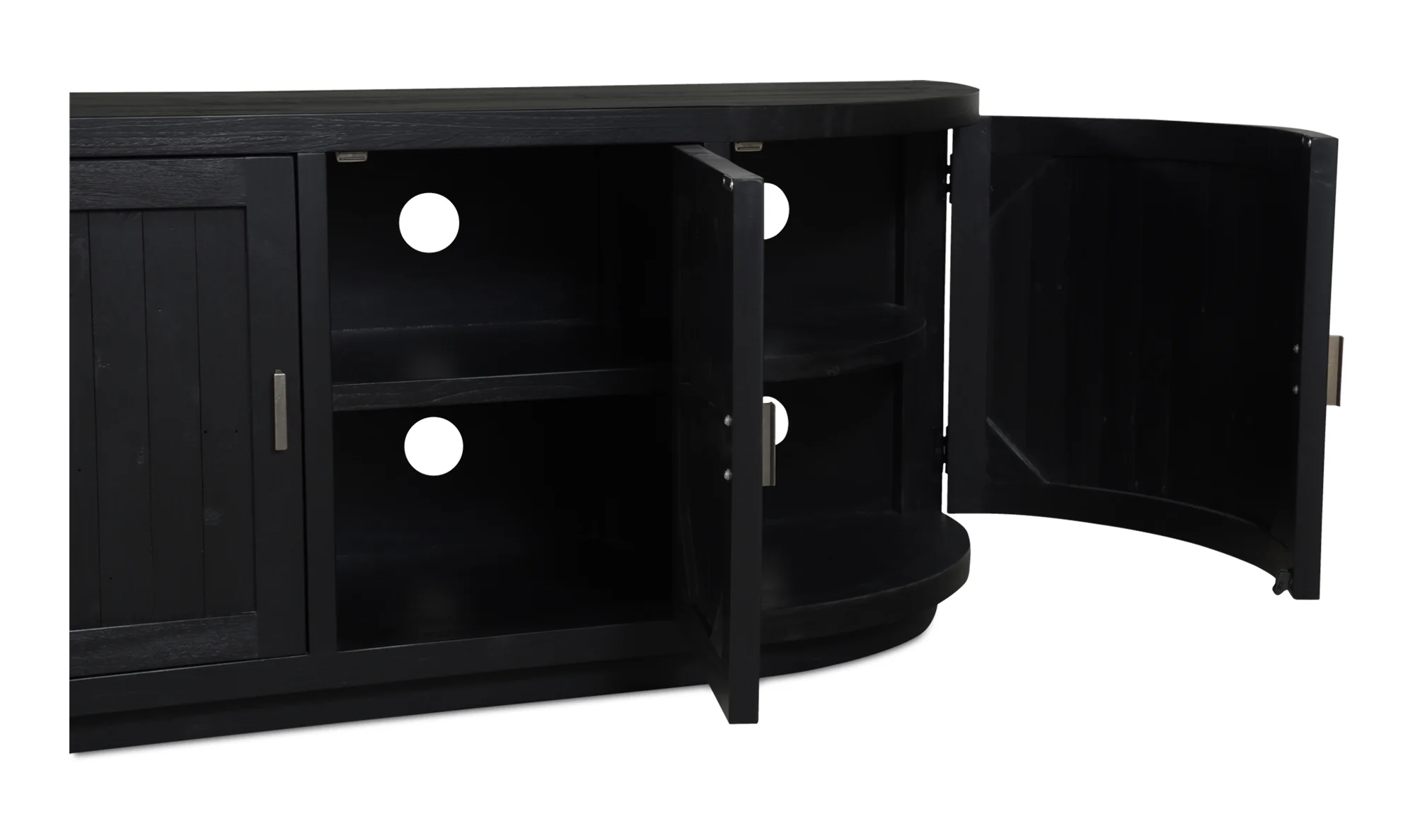 Nicola Media Cabinet Black - Image 9