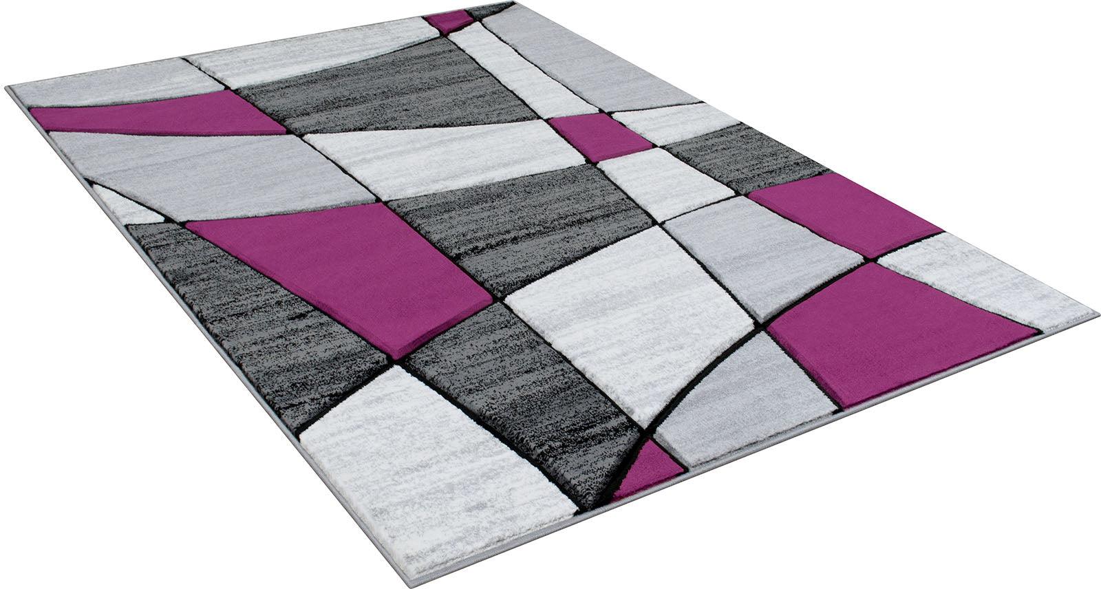 Niksar Gray/Purple Area Rug - Image 3