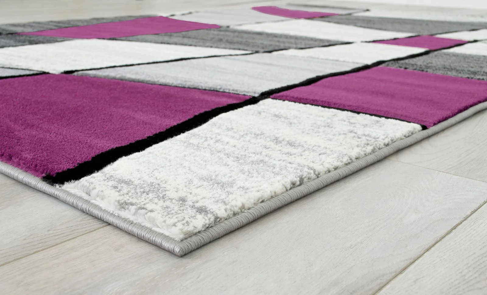 Niksar Gray/Purple Area Rug - Image 5