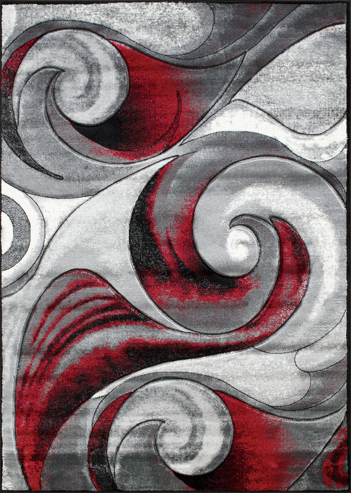 Niksar Red Area Rug - Image 3