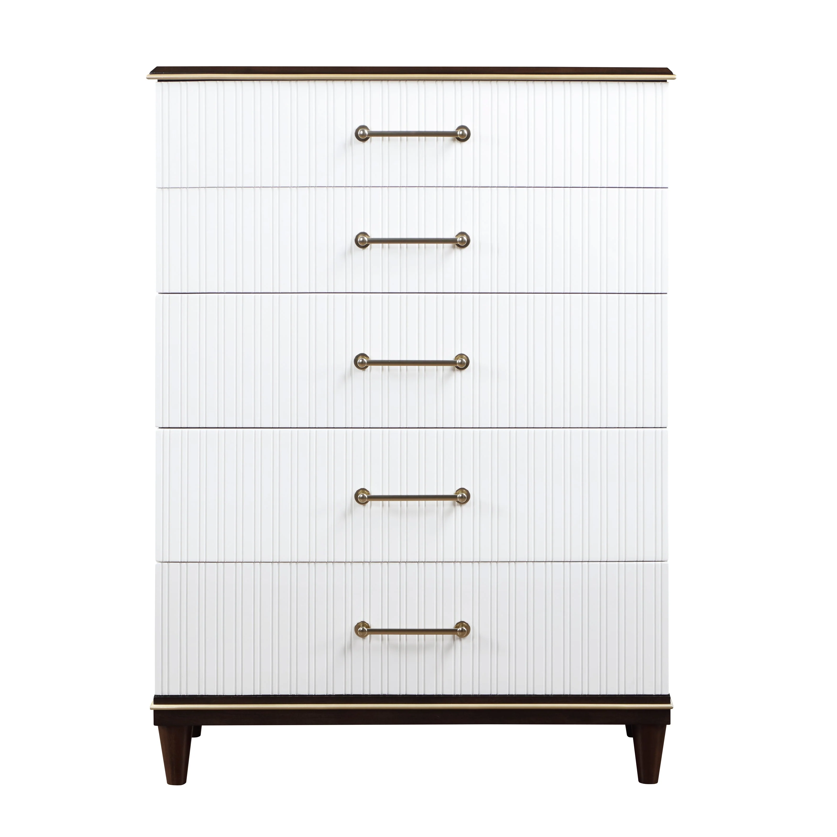 Niles White/Cherry Panel Bedroom Set - Image 12