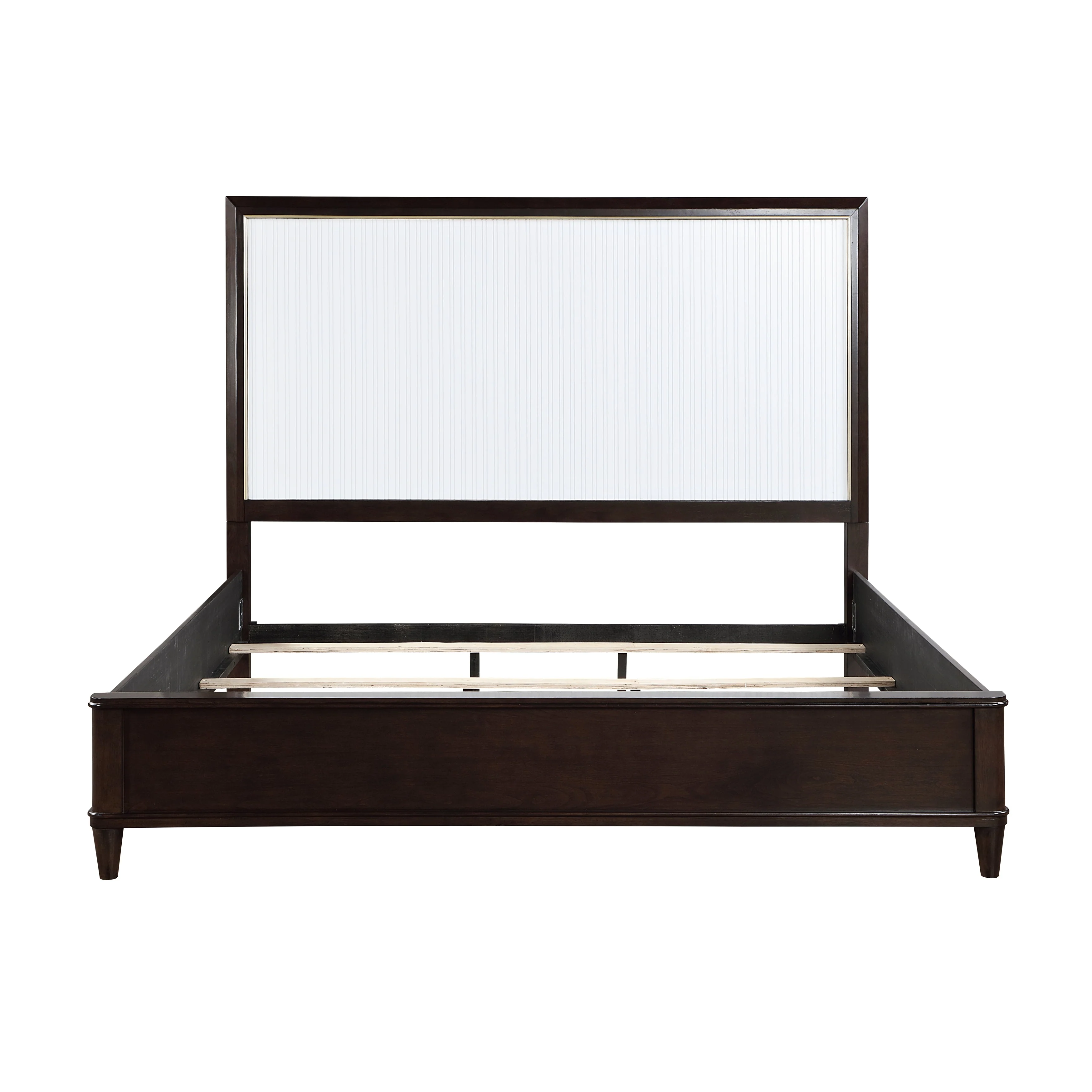 Niles White/Cherry Queen Panel Bed - Image 2