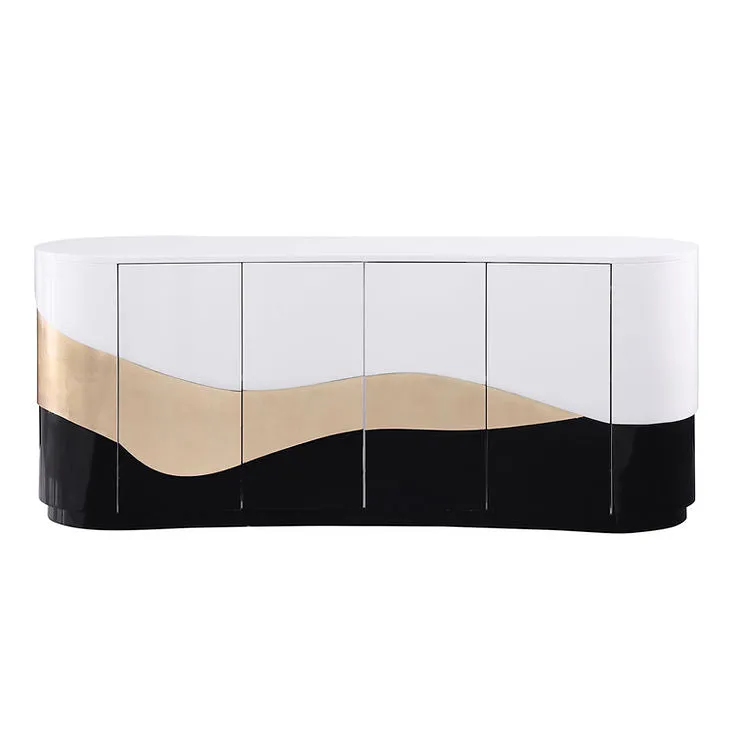Nimbus White/Black Console Table - Image 6