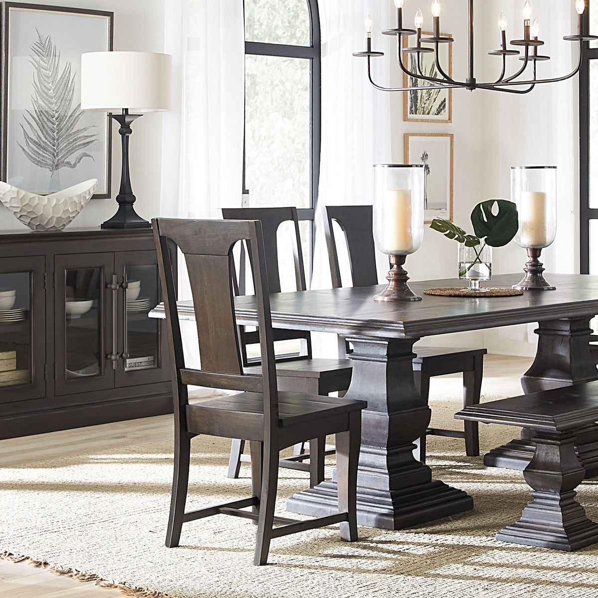 Nimes 18" Dining Chair in Vintage Brown, Set of 2 - Image 3