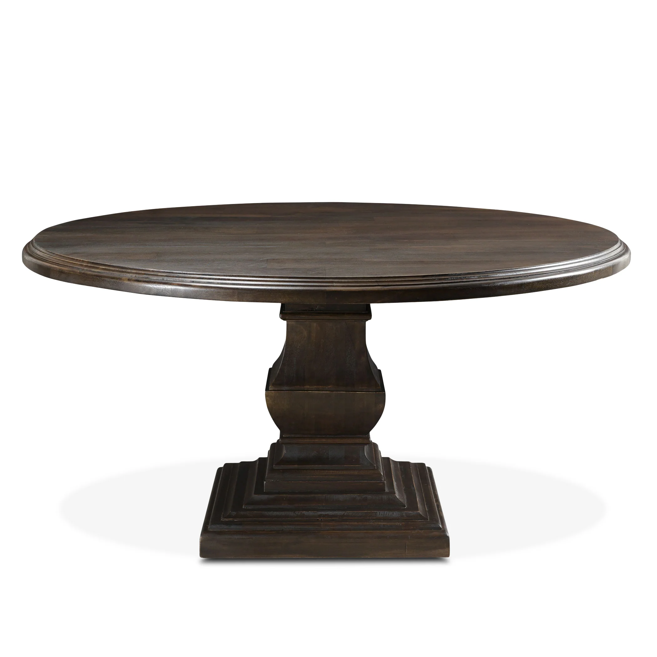 Nimes 60" Round Dining Table in Vintage Brown