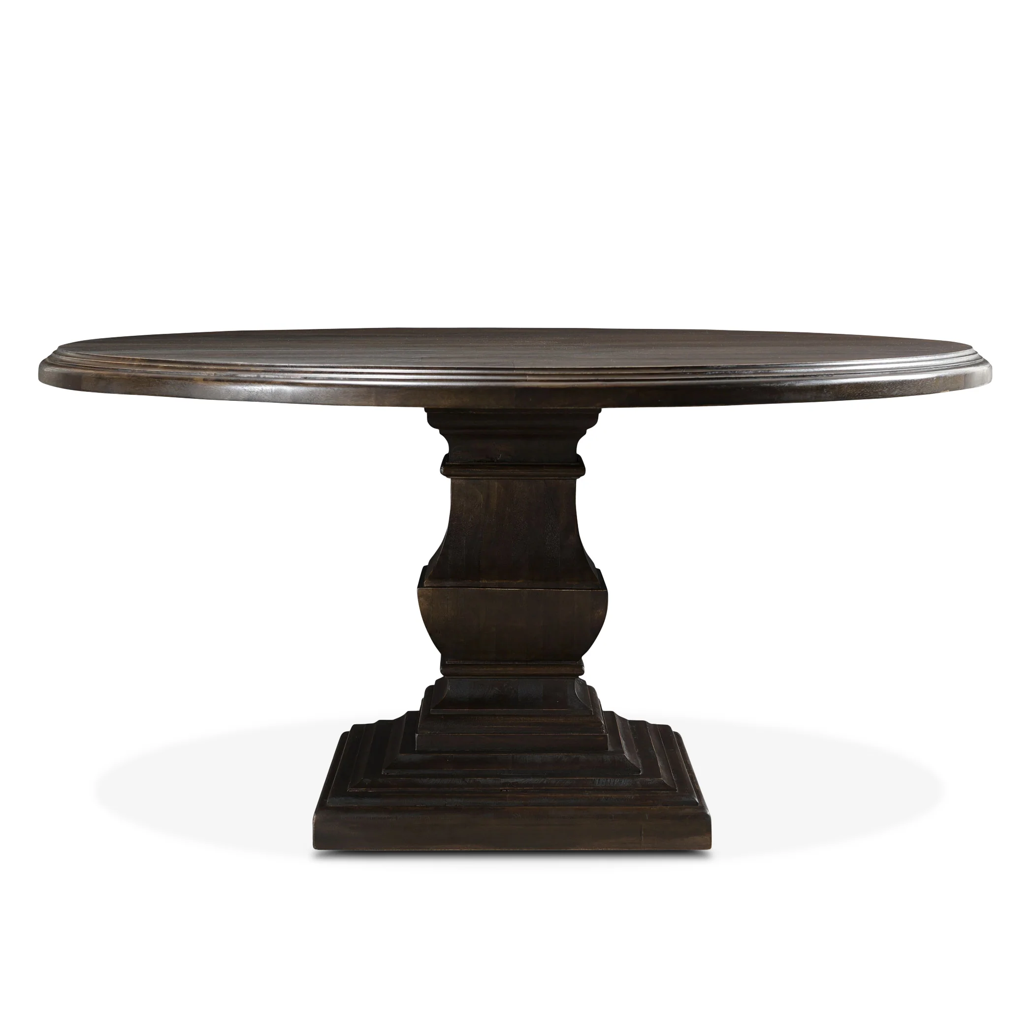 Nimes 60" Round Dining Table in Vintage Brown - Image 10