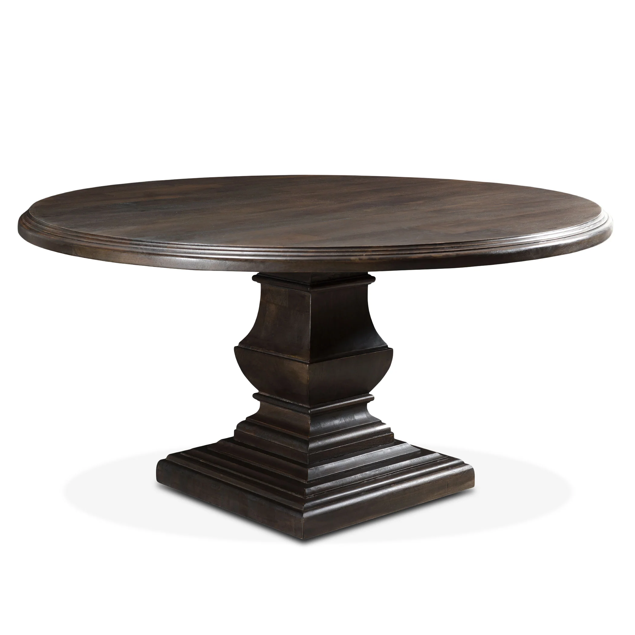 Nimes 60" Round Dining Table in Vintage Brown - Image 6