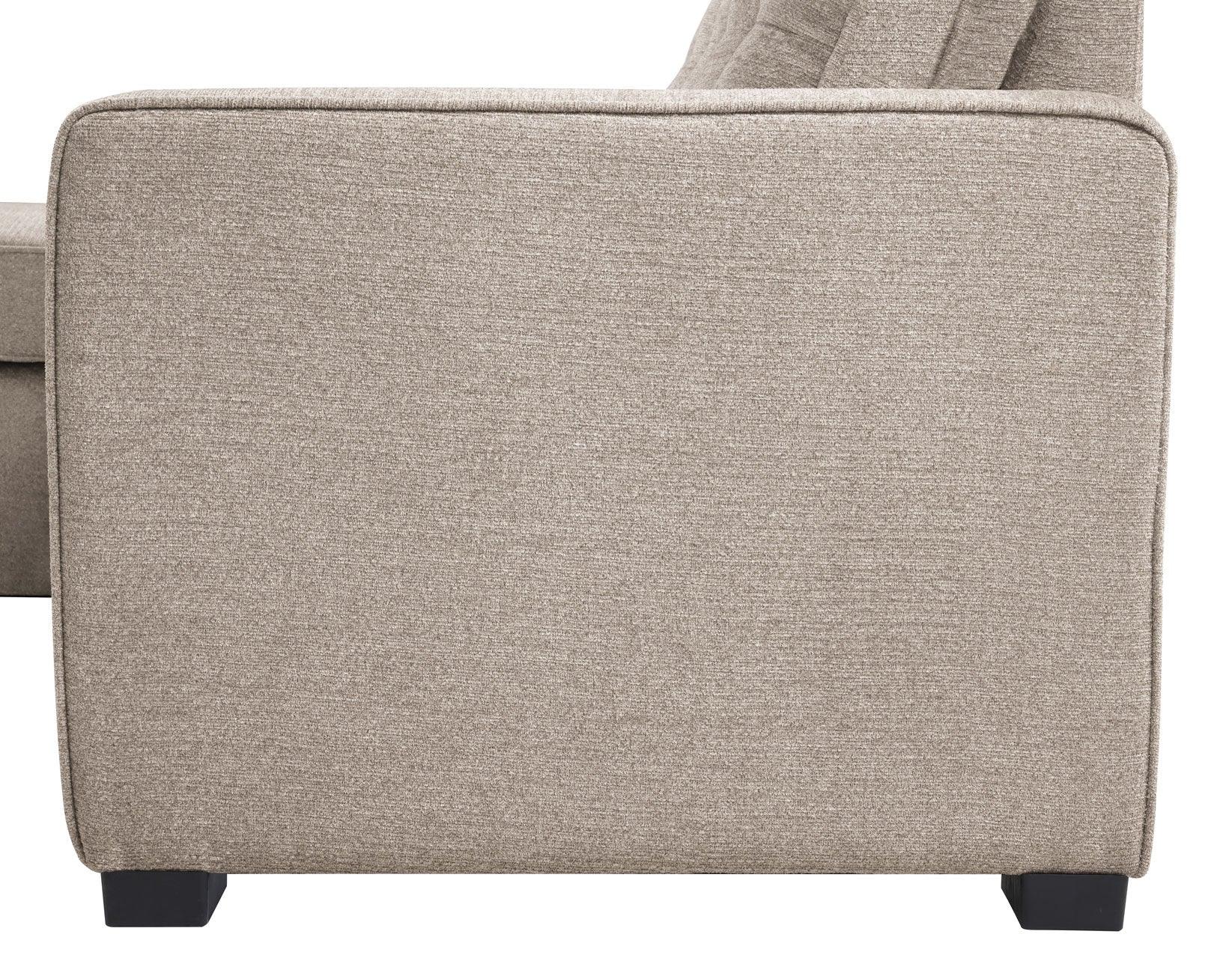 Noah Flippable, Convertible Storage Sleeper Chofa, Tan - Image 25