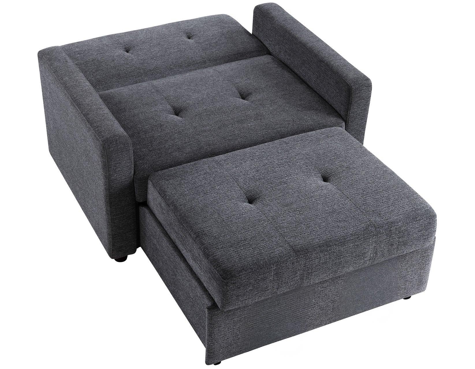 Noah Gray Convertible Sleeper Chair - Image 12