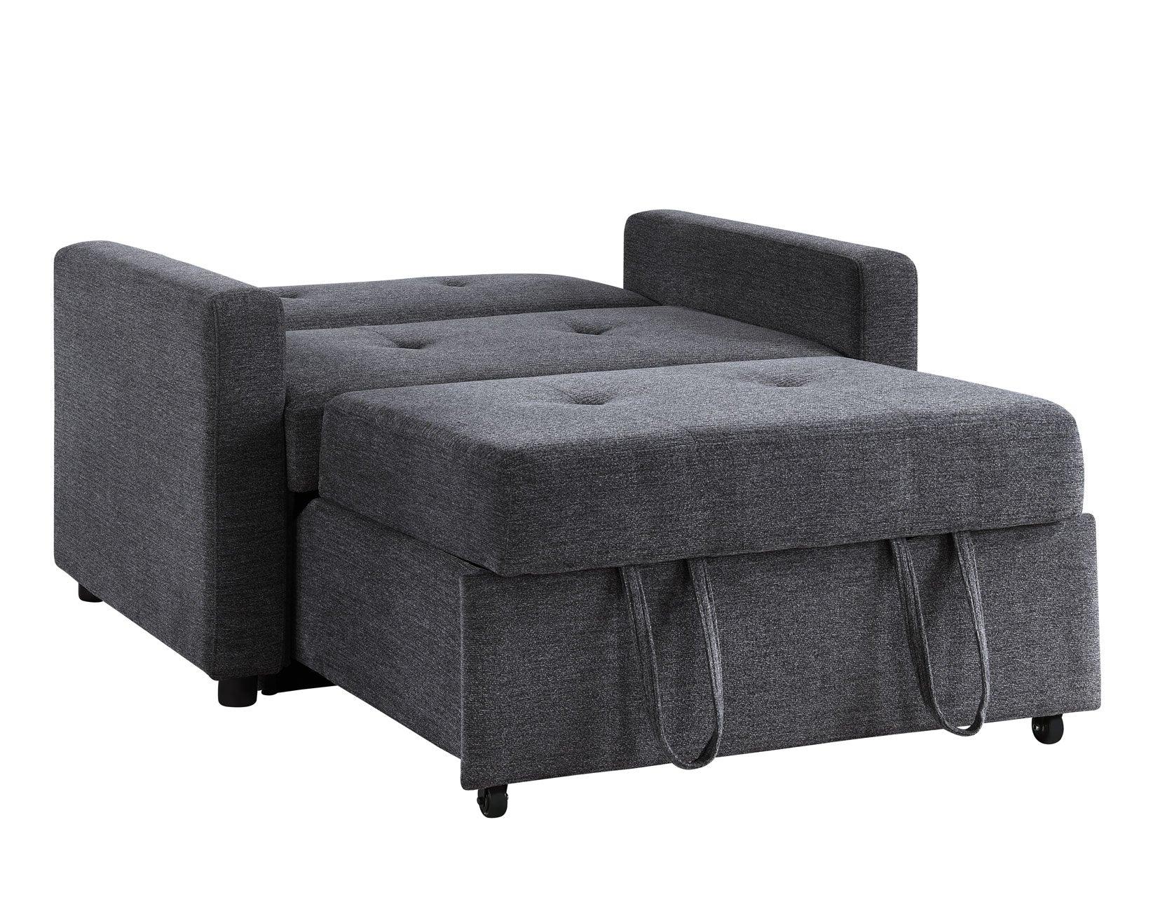 Noah Gray Convertible Sleeper Chair - Image 16