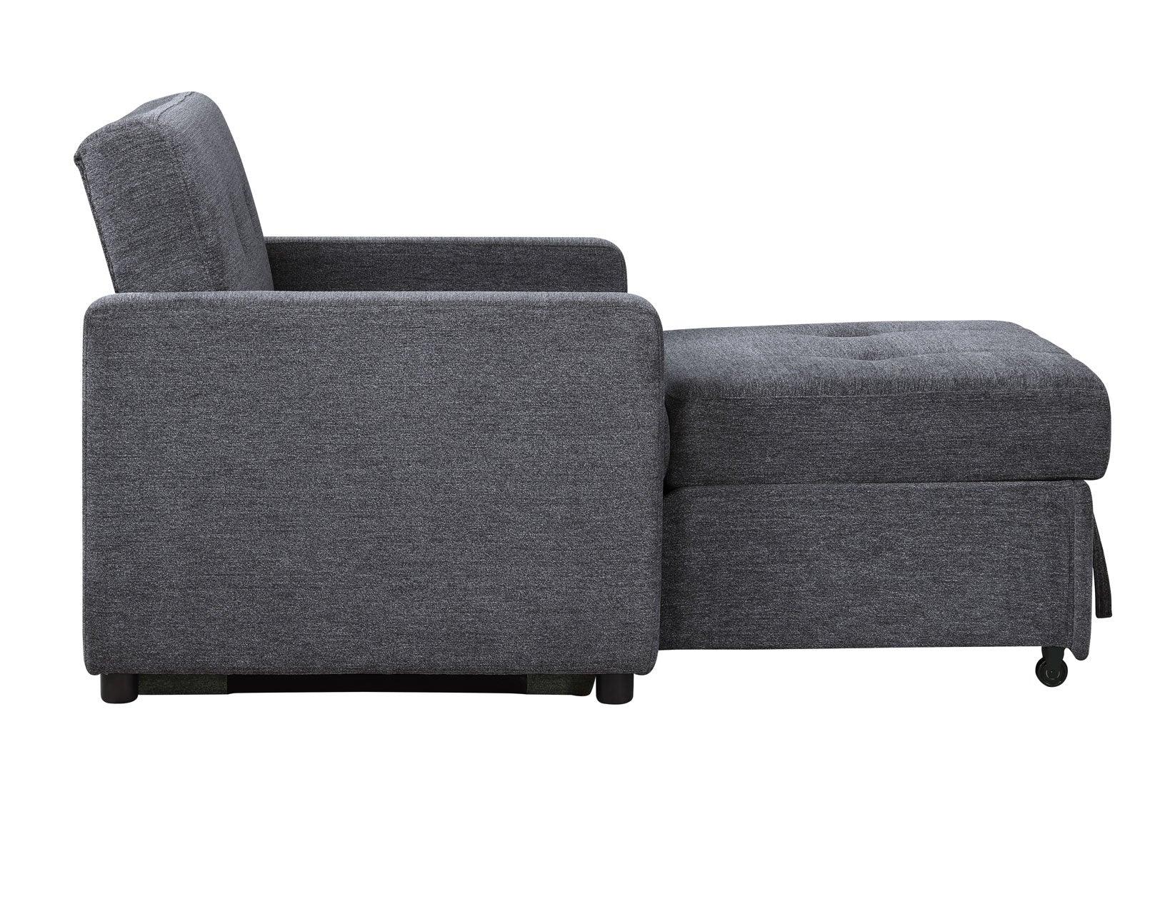 Noah Gray Convertible Sleeper Chair - Image 18