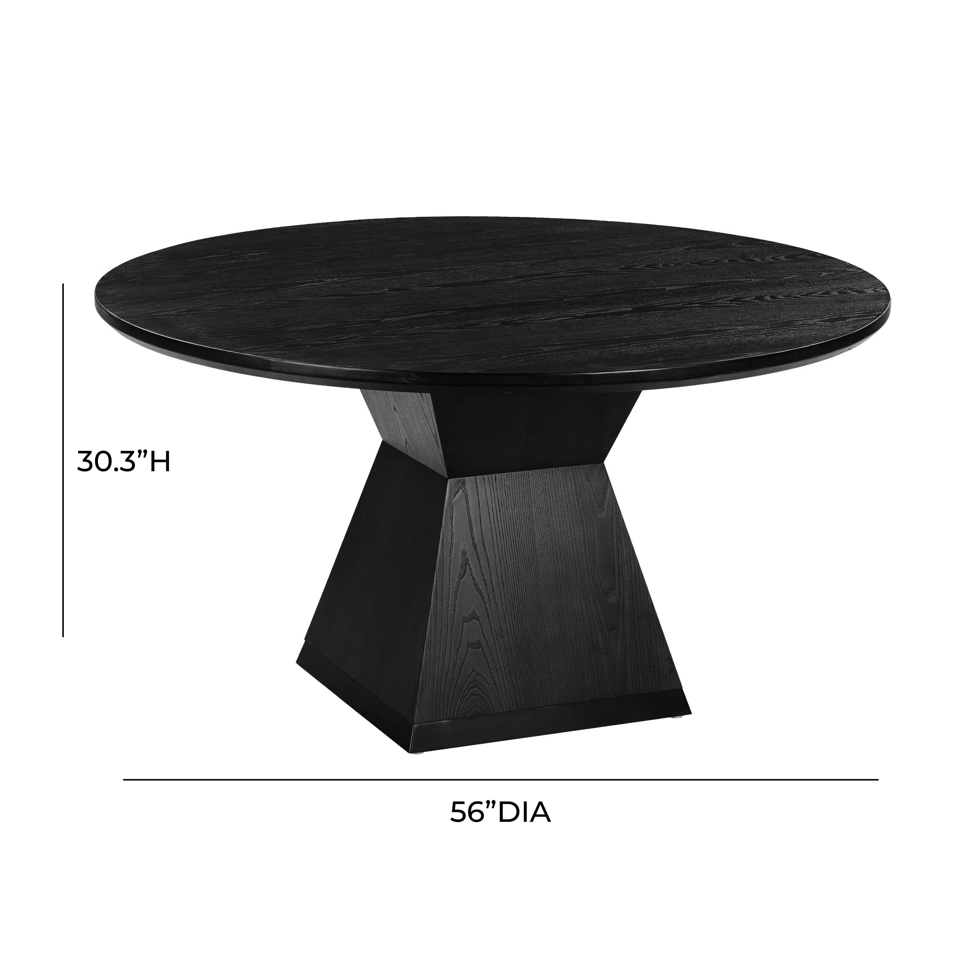 Nolan Wood 56" Round Dining Table - Image 13