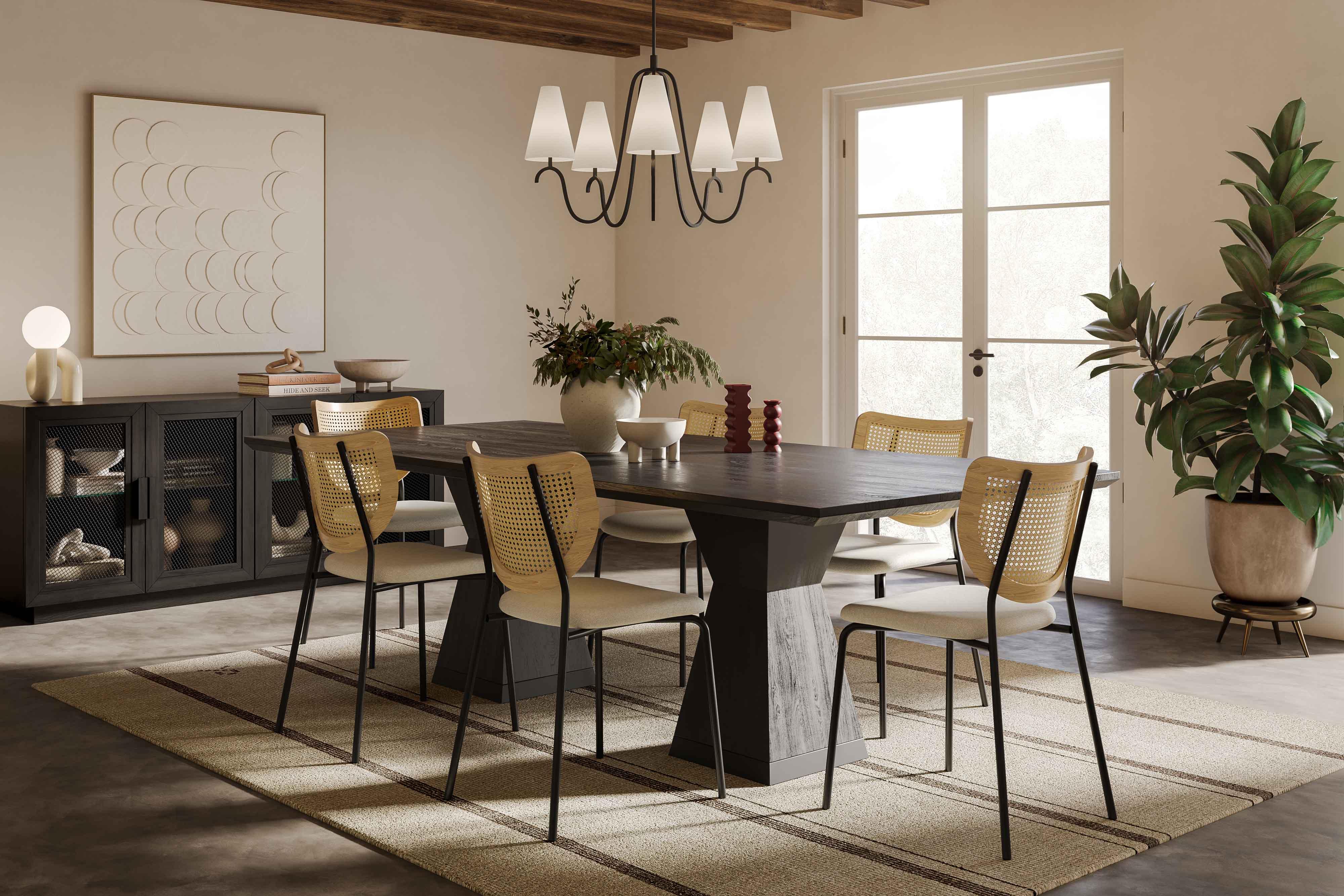 Nolan Wood 98" Rectangular Dining Table - Image 10