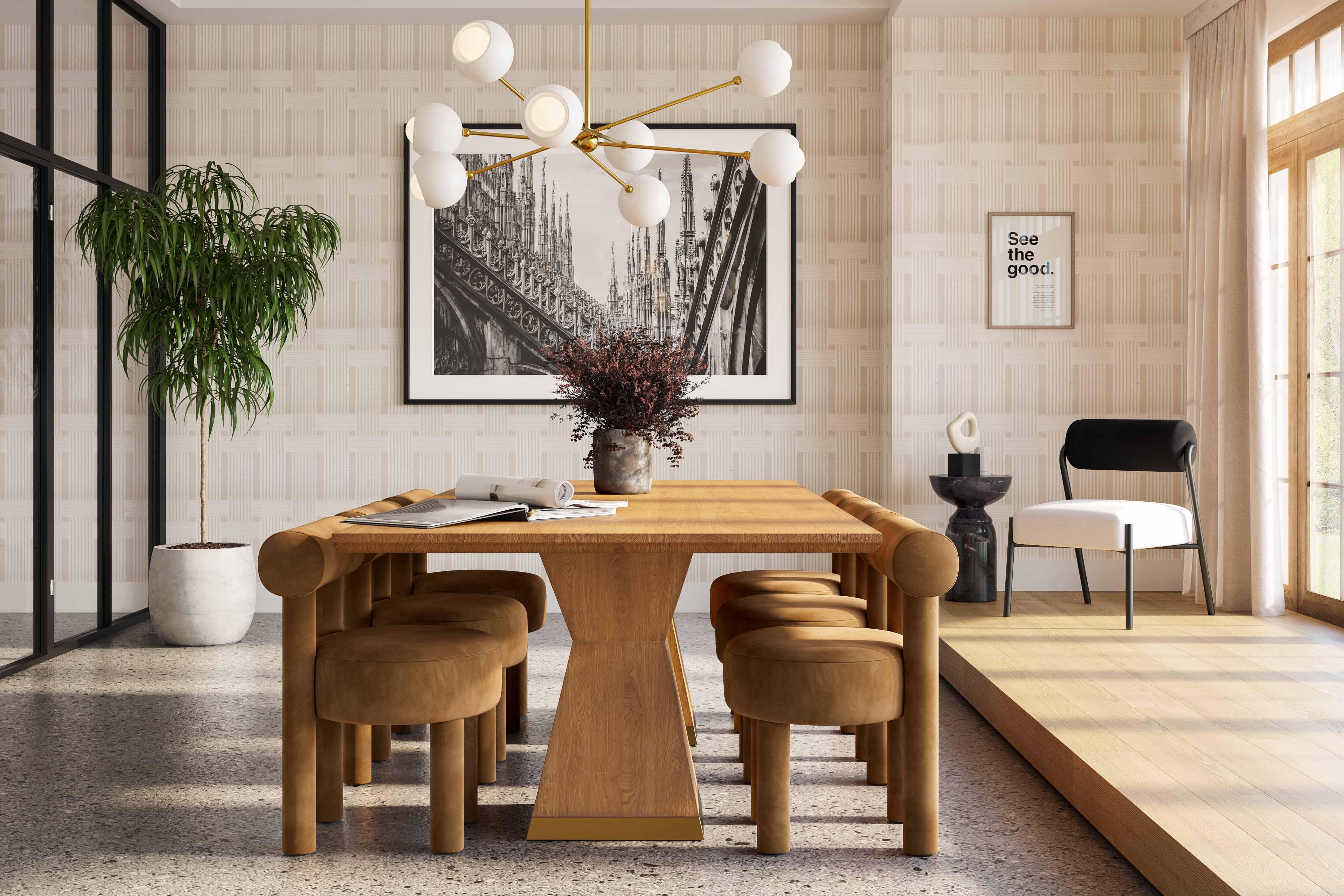 Nolan Wood 98" Rectangular Dining Table - Image 2