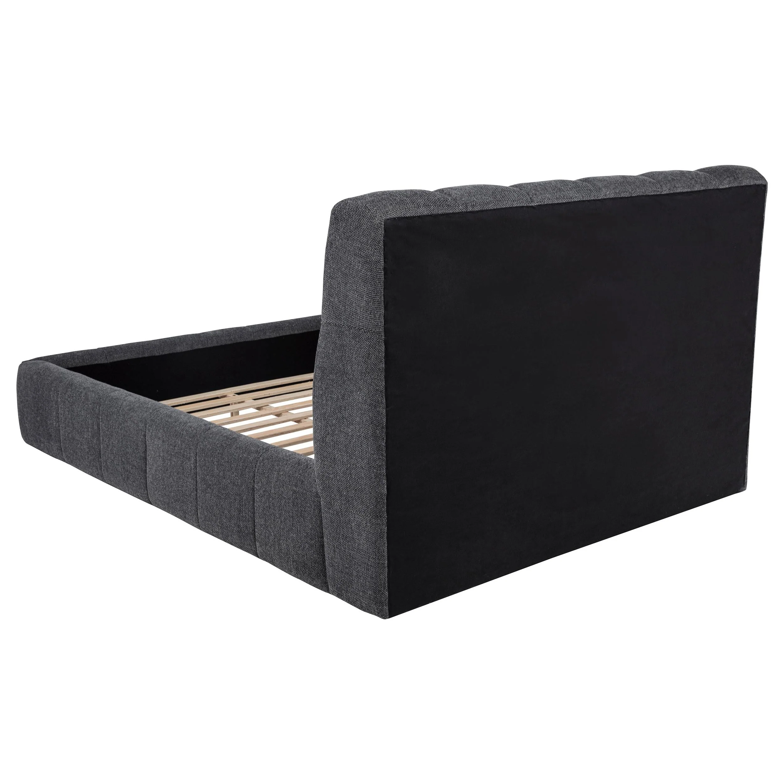 Nollet Gray 48-inch Upholstered Eastern King Platform Bed - Image 5