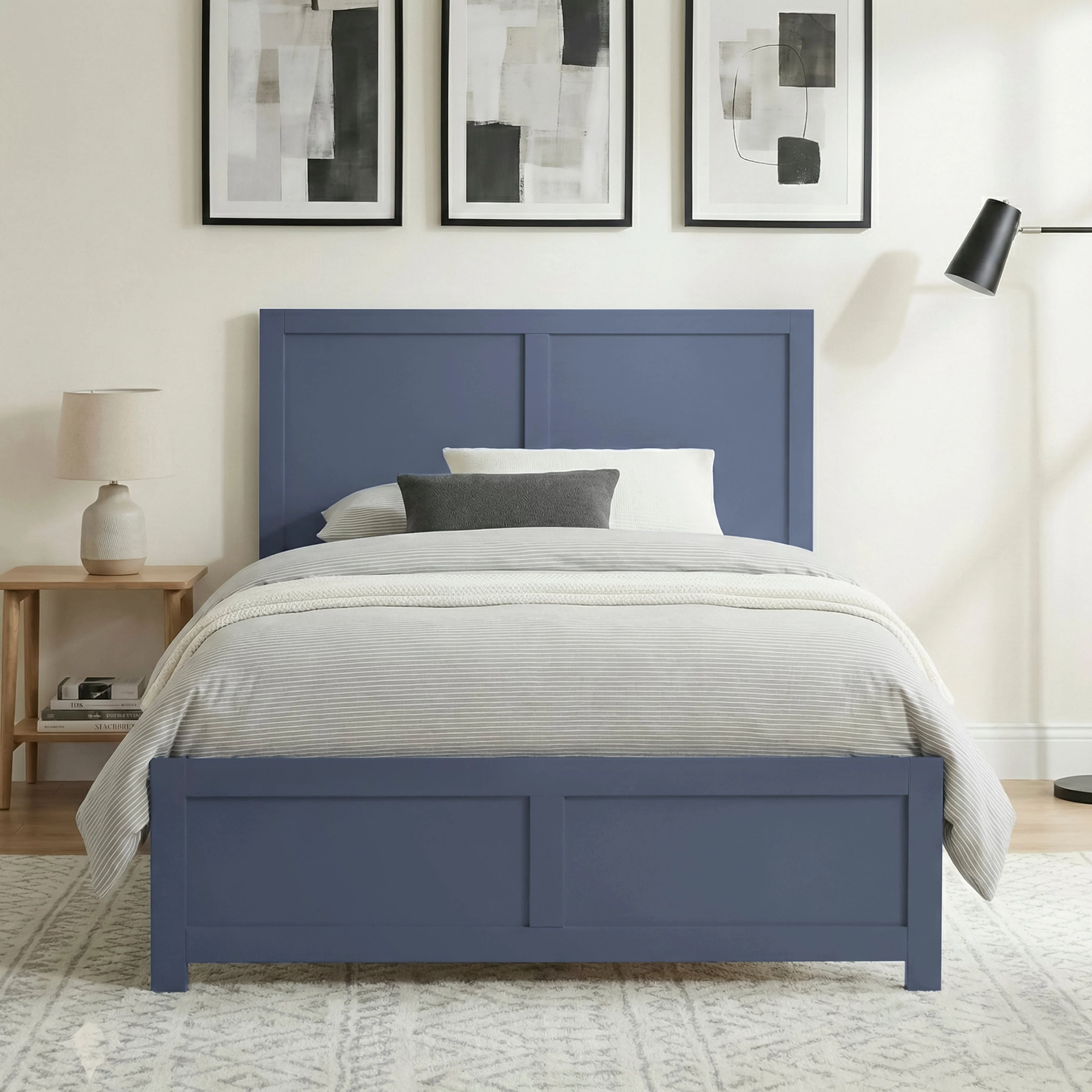 Nora Blue Full Platform Bed - Image 24