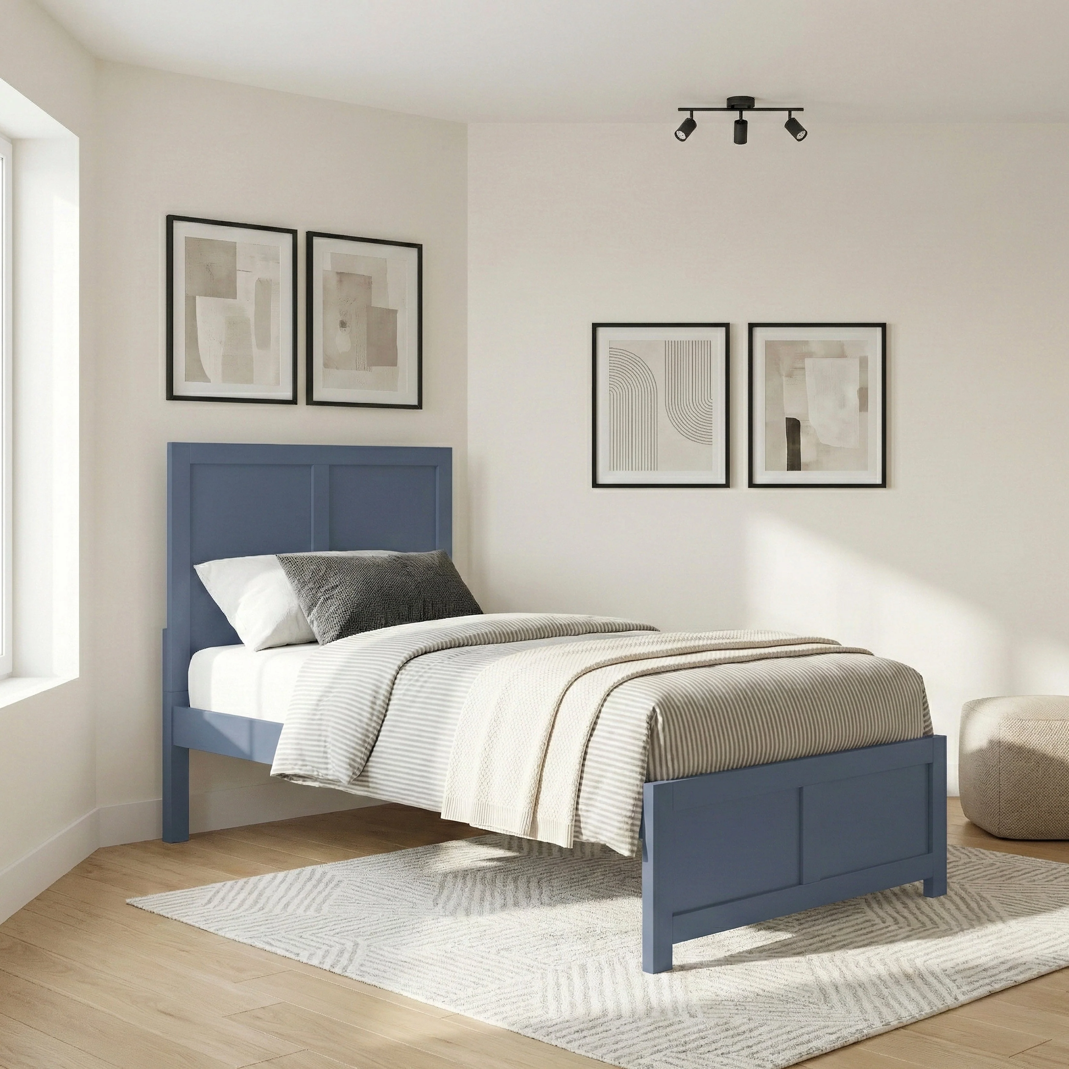 Nora Blue Twin Platform Bed - Image 23