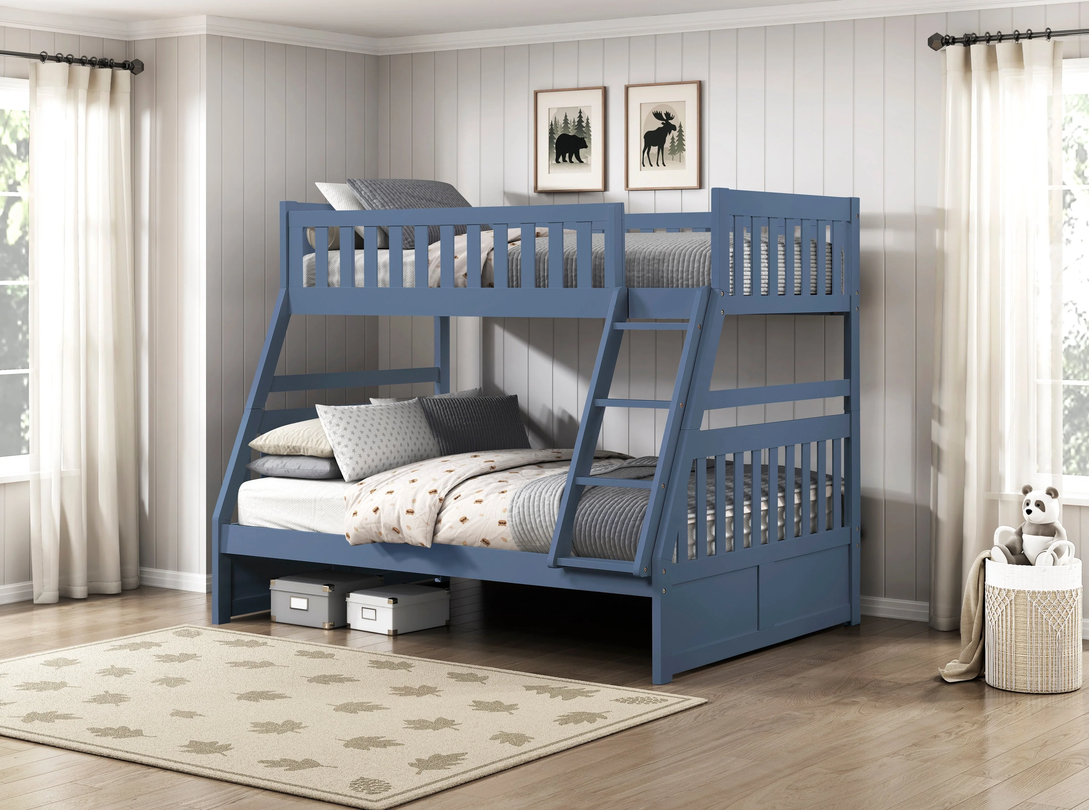 Nora Blue Twin Platform Bed - Image 30