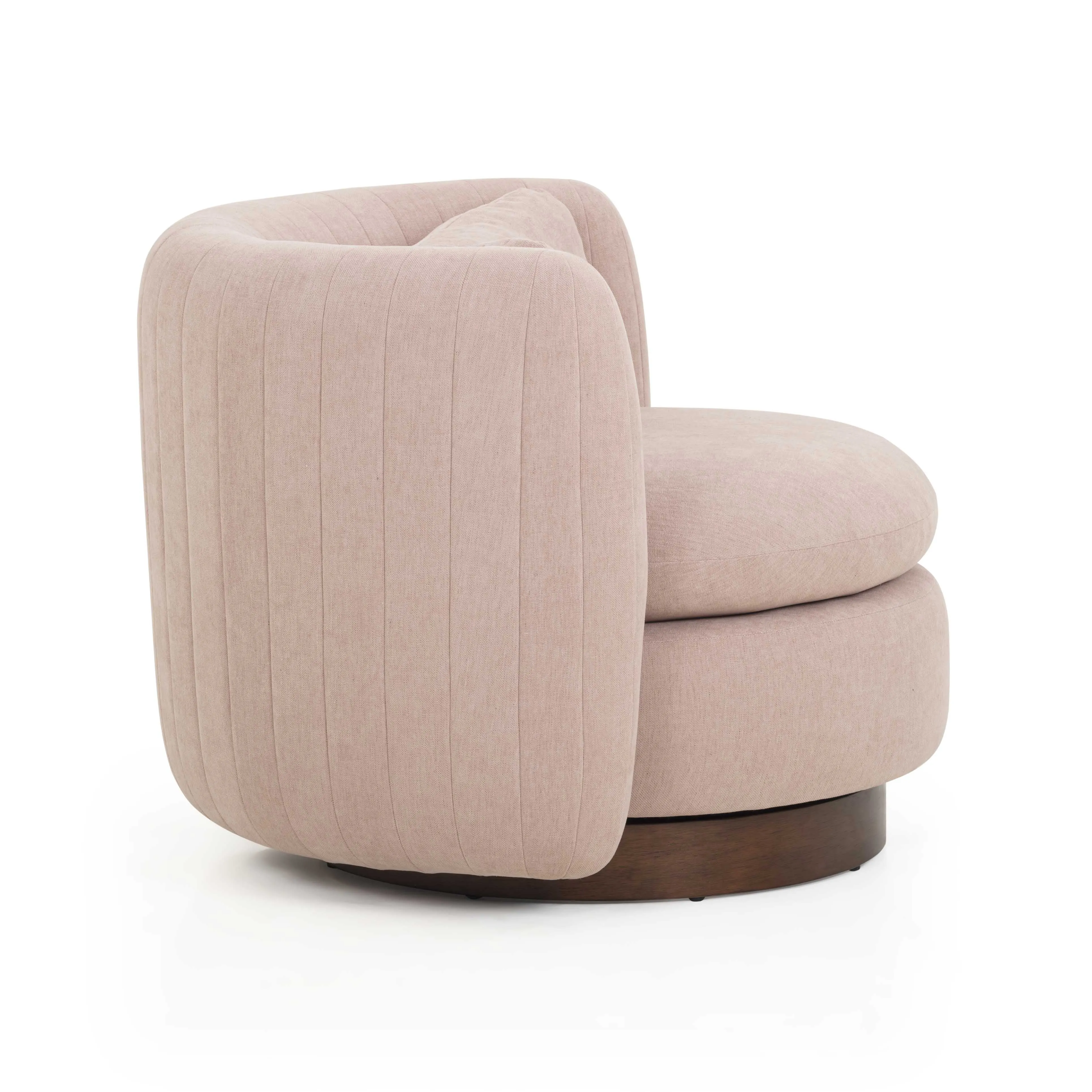 Nura Chenille Swivel Accent Chair - Image 11