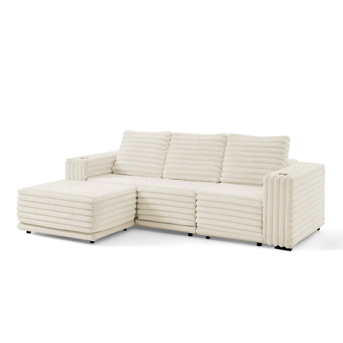 Nuve Cream 6-Piece Sectional [Special Price] - Image 17