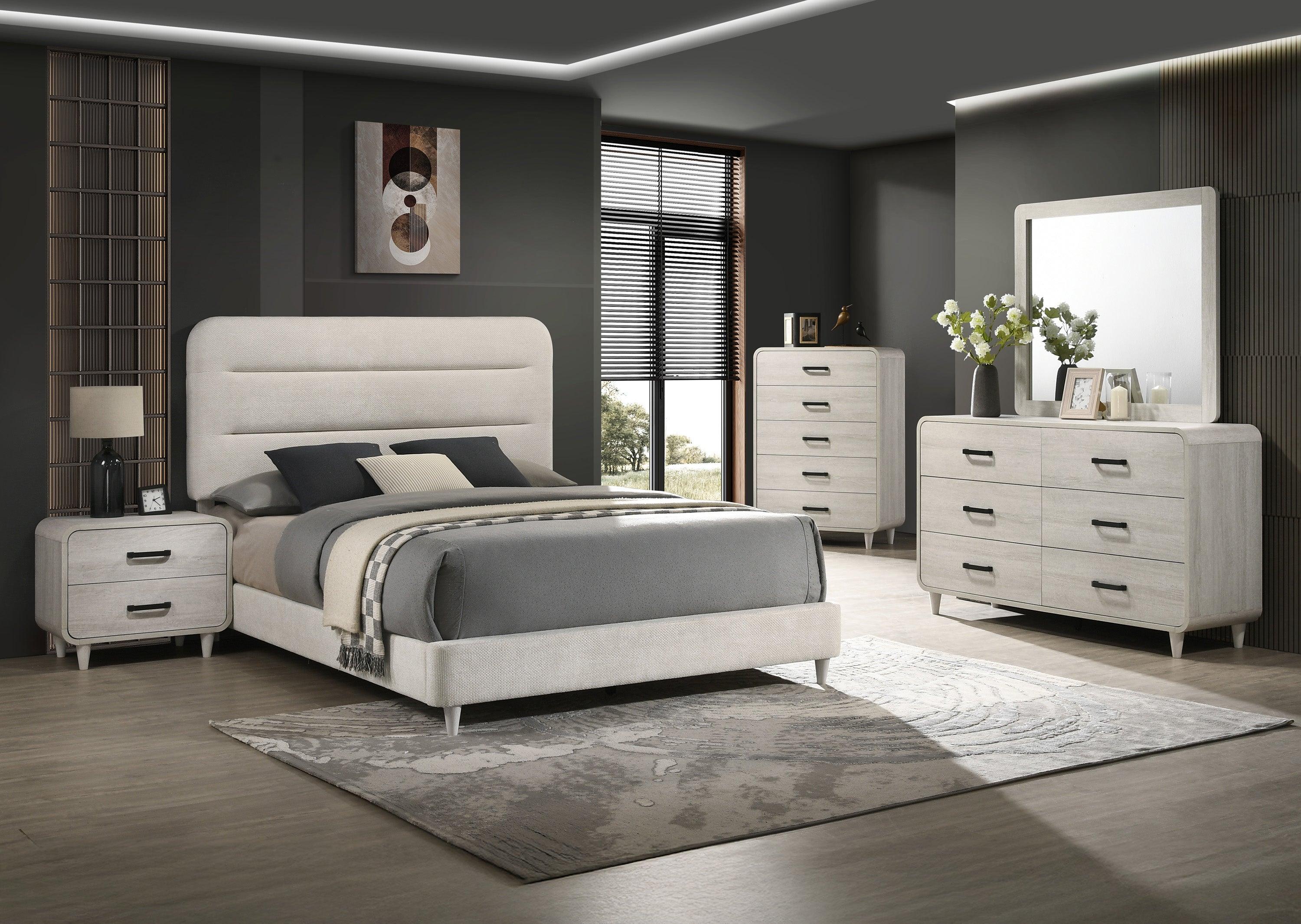 Nyomi White King Bed - Image 5