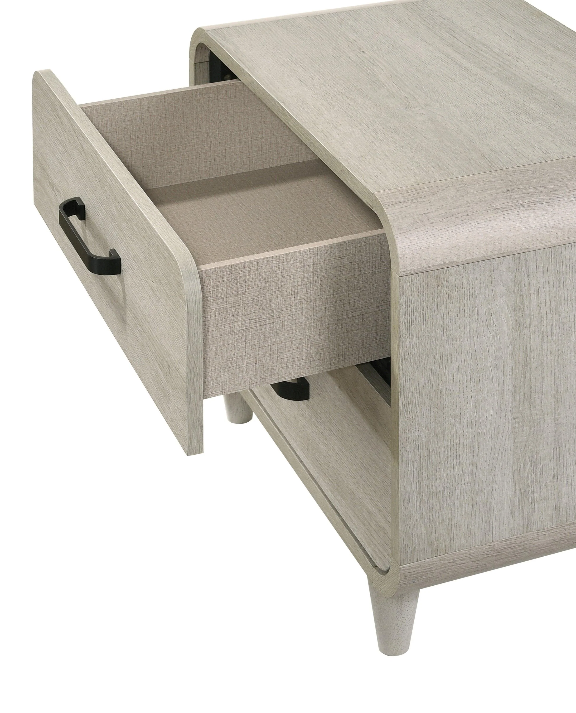 Nyomi White Upholstered Bedroom Set - Image 11
