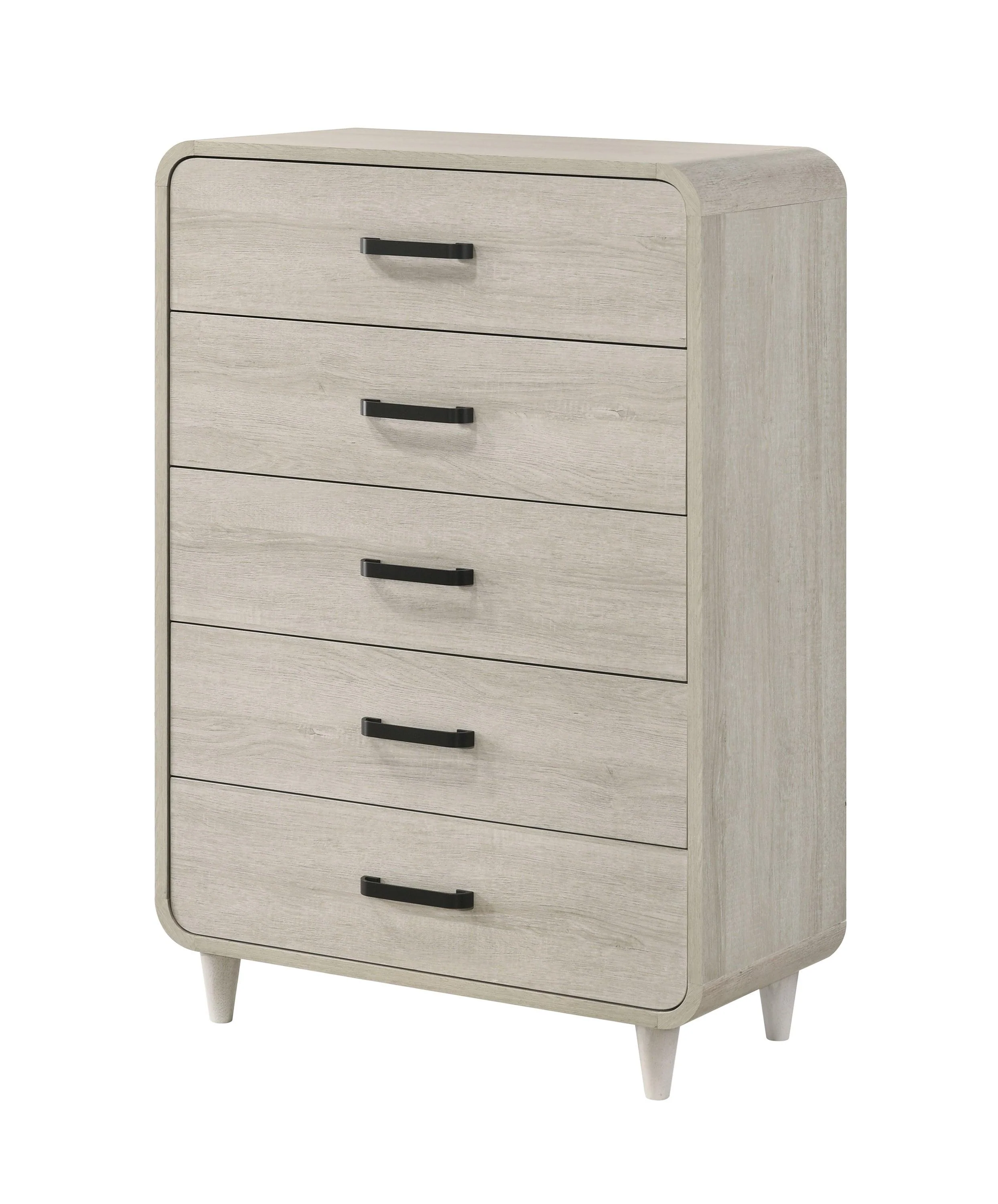 Nyomi White Upholstered Bedroom Set - Image 5