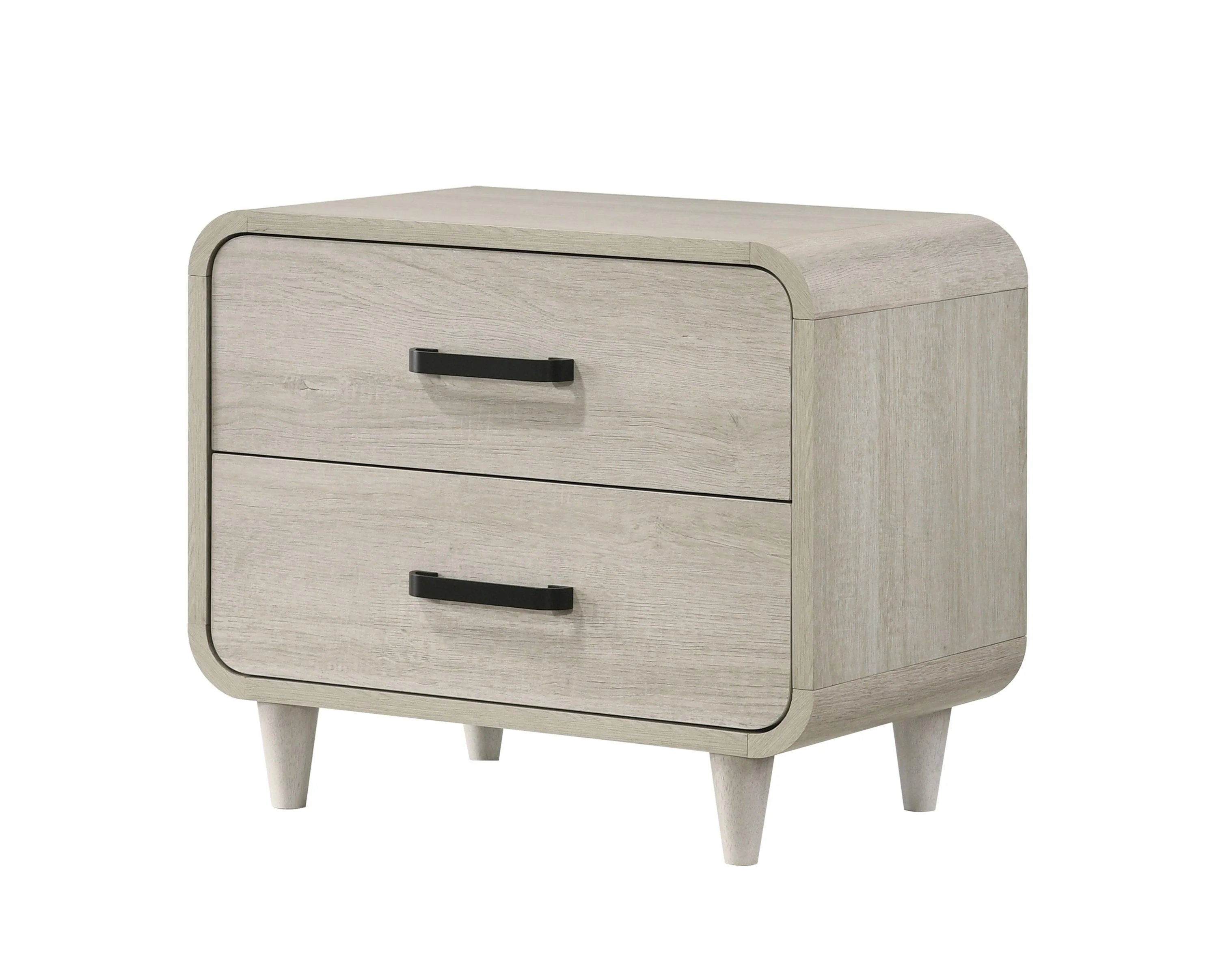 Nyomi White Upholstered Bedroom Set - Image 6