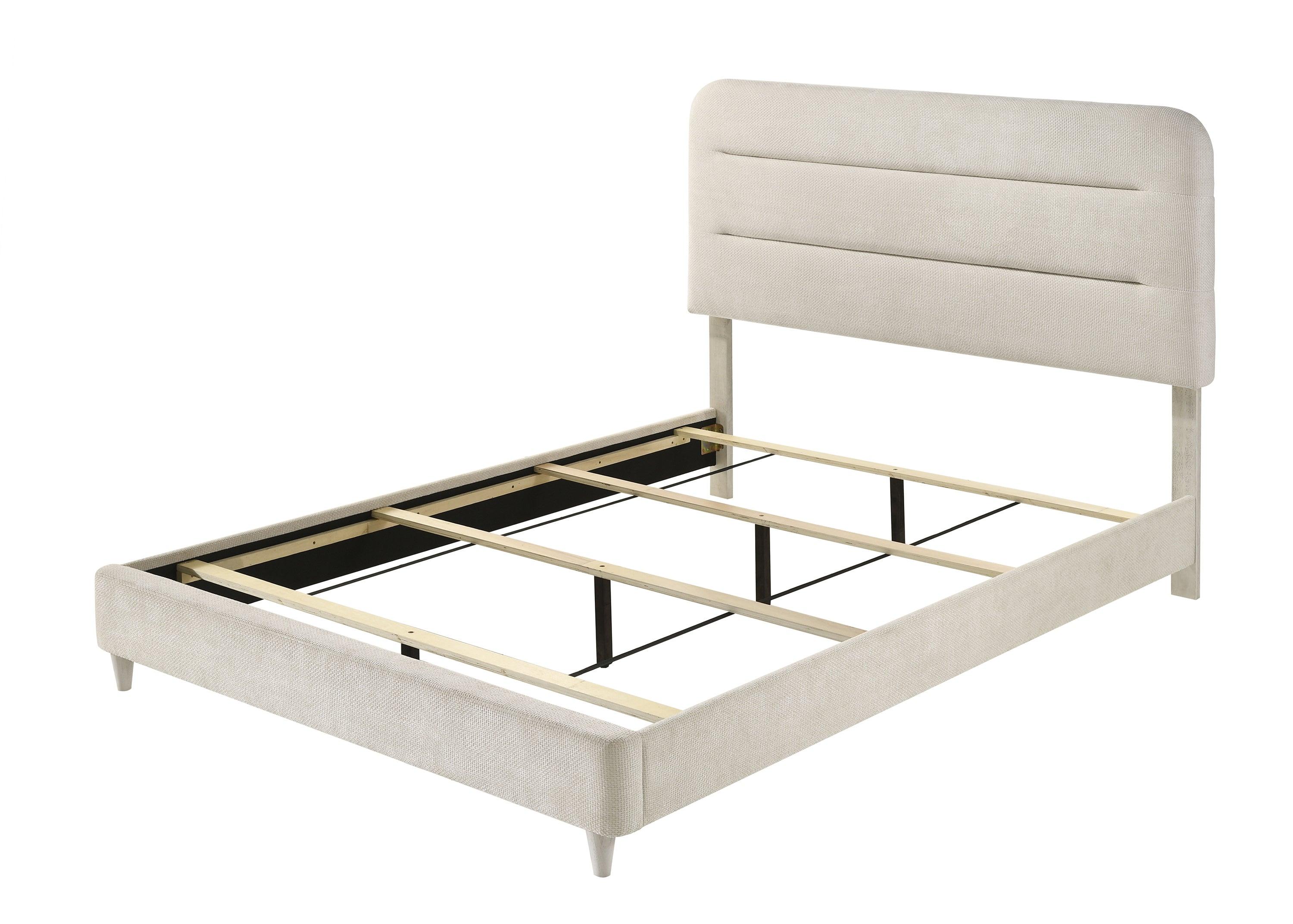 Nyomi White Upholstered Bedroom Set - Image 7