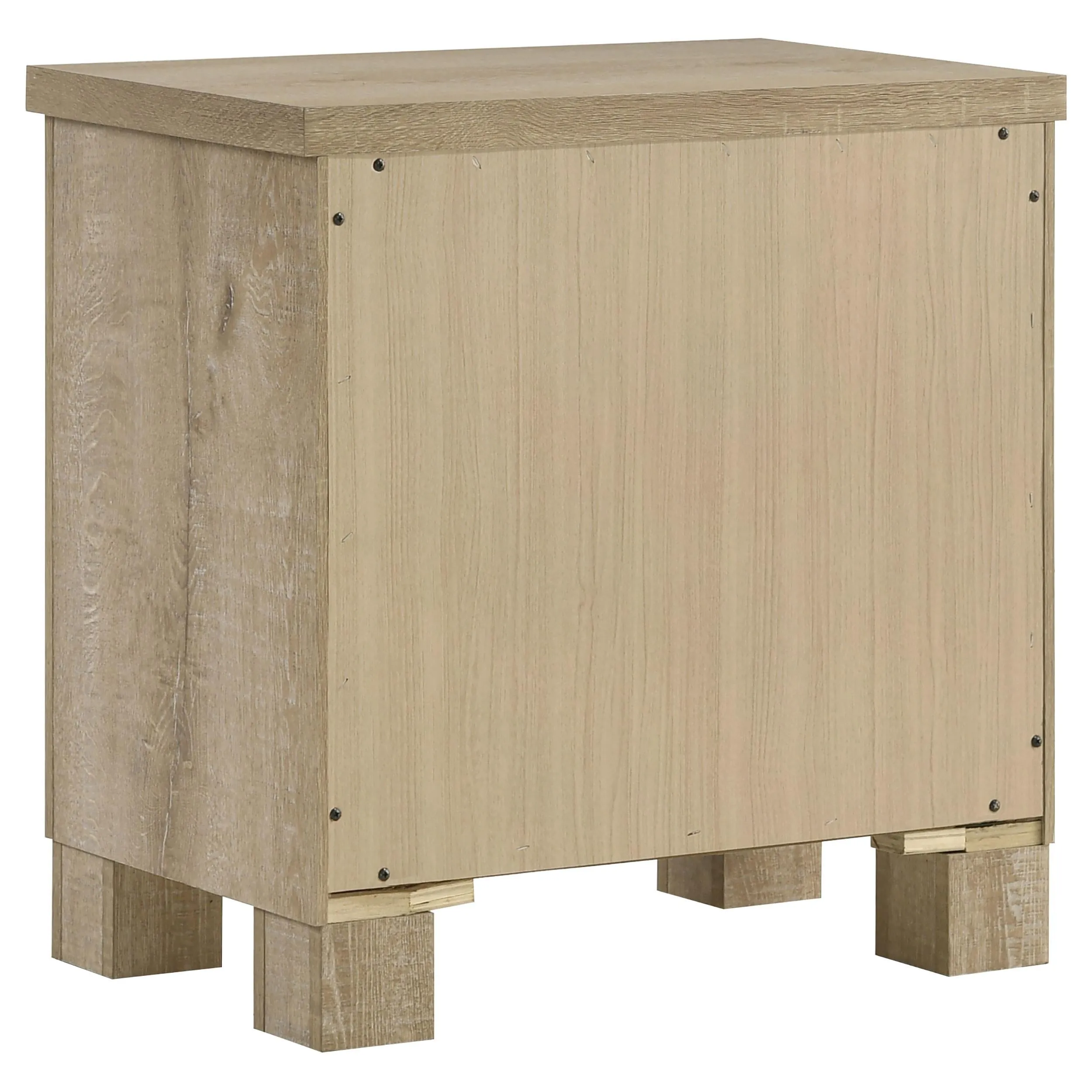 Oakglen Weathered Oak 2-Drawer Nightstand - Image 5