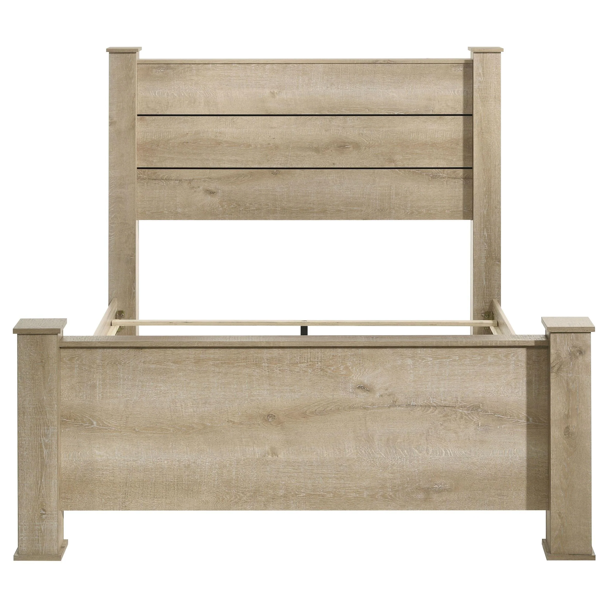 Oakglen Weathered Oak 55-inch Eastern King Panel Bed - Image 4