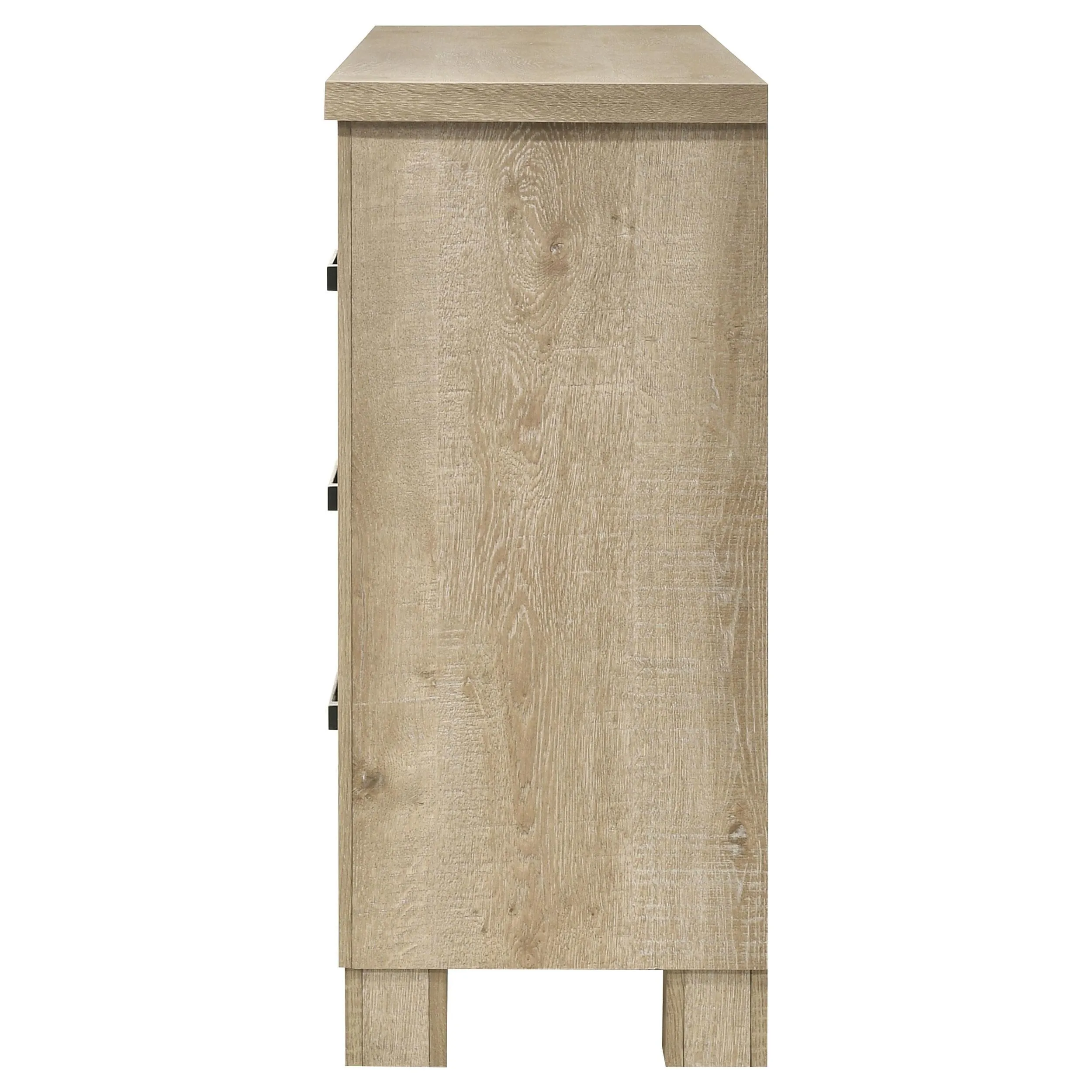 Oakglen Weathered Oak 6-drawer Bedroom Dresser - Image 5