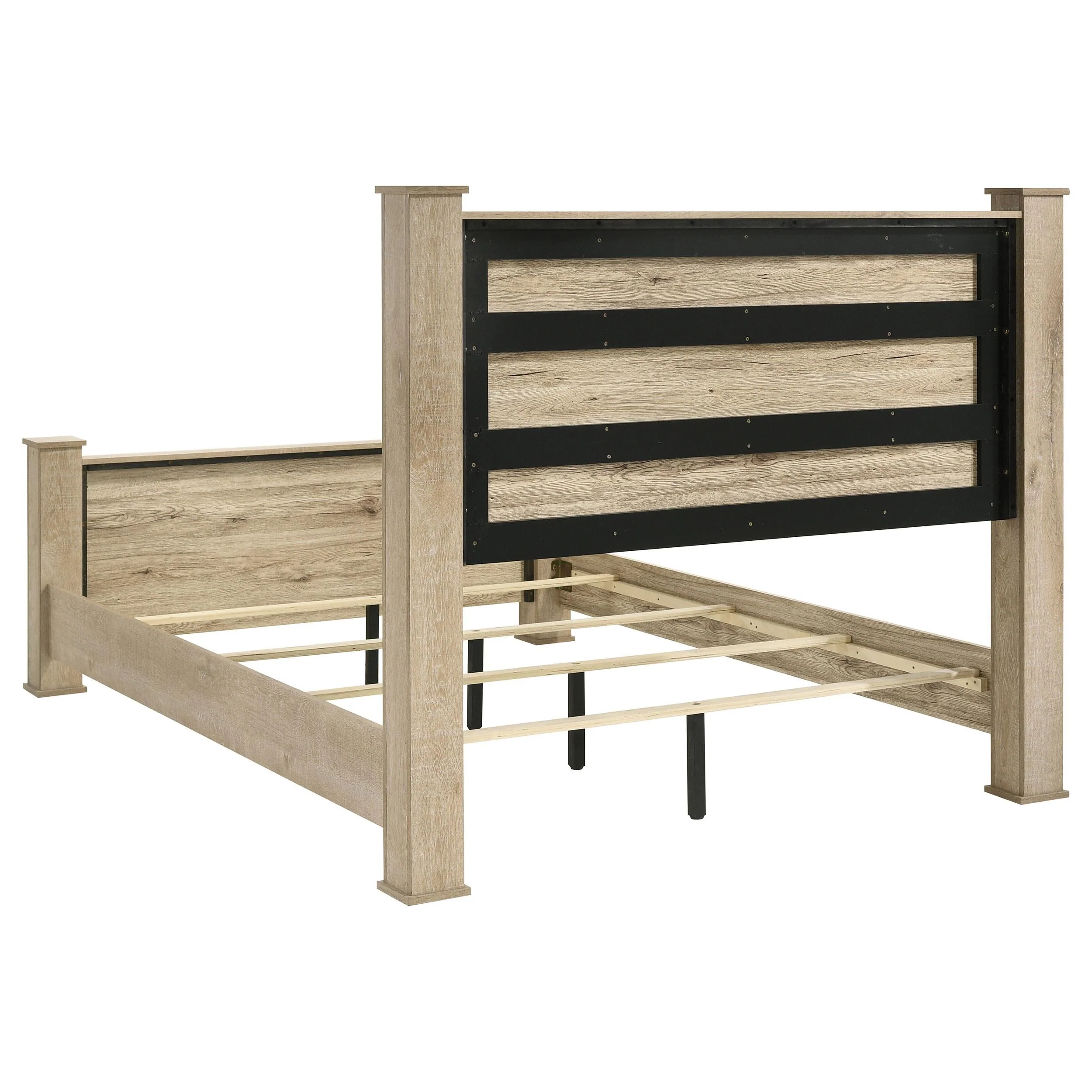 Oakglen Weathered Oak California King Panel Bed - Image 5